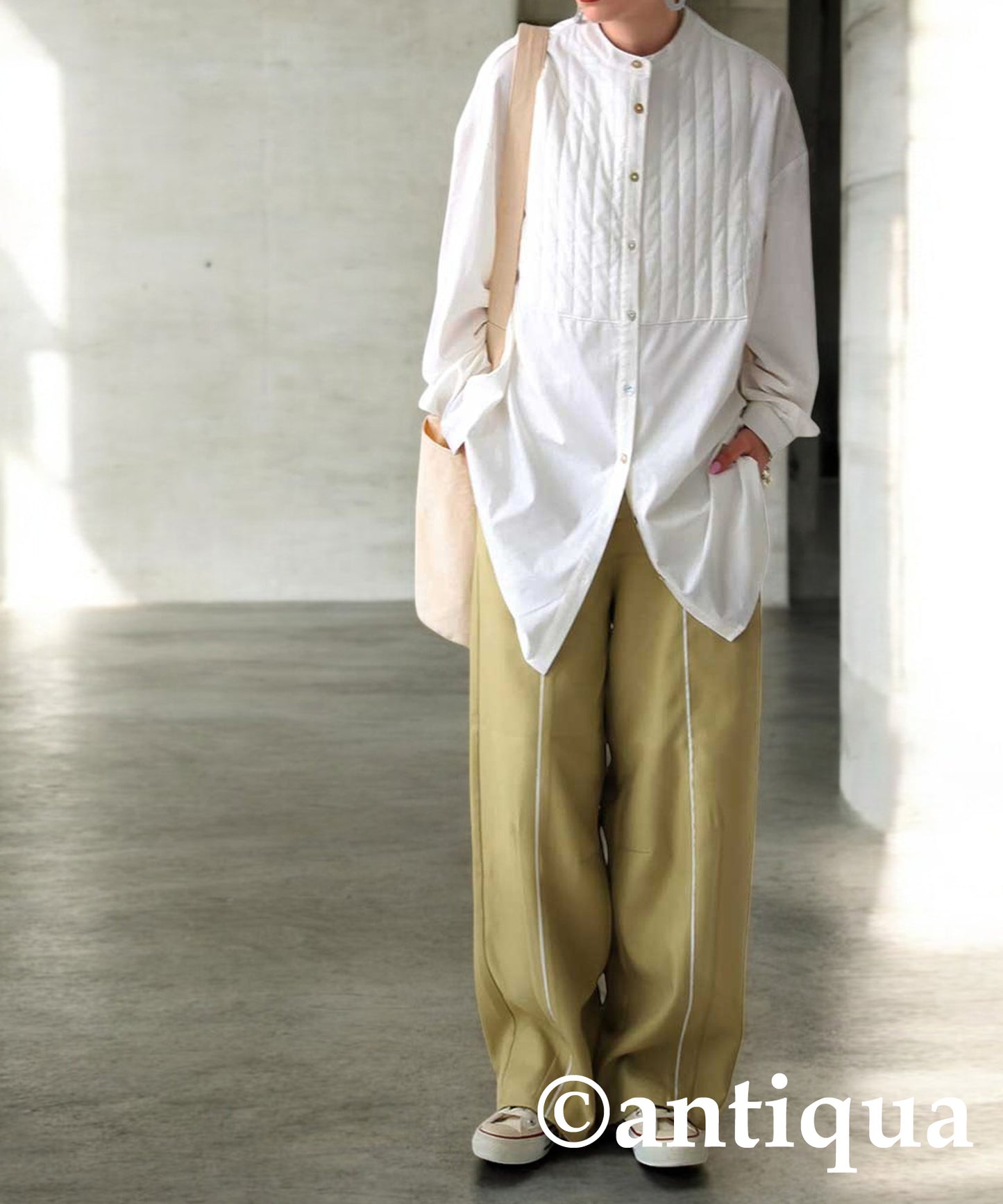 Bosom Guilted Shirt Ladies