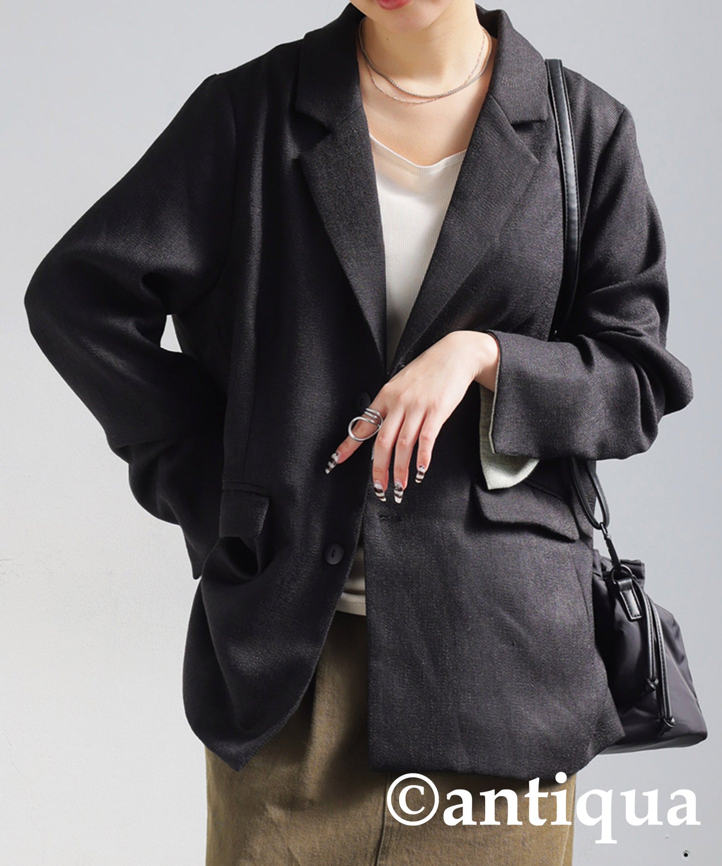 Tweed-Like Jacket Ladies