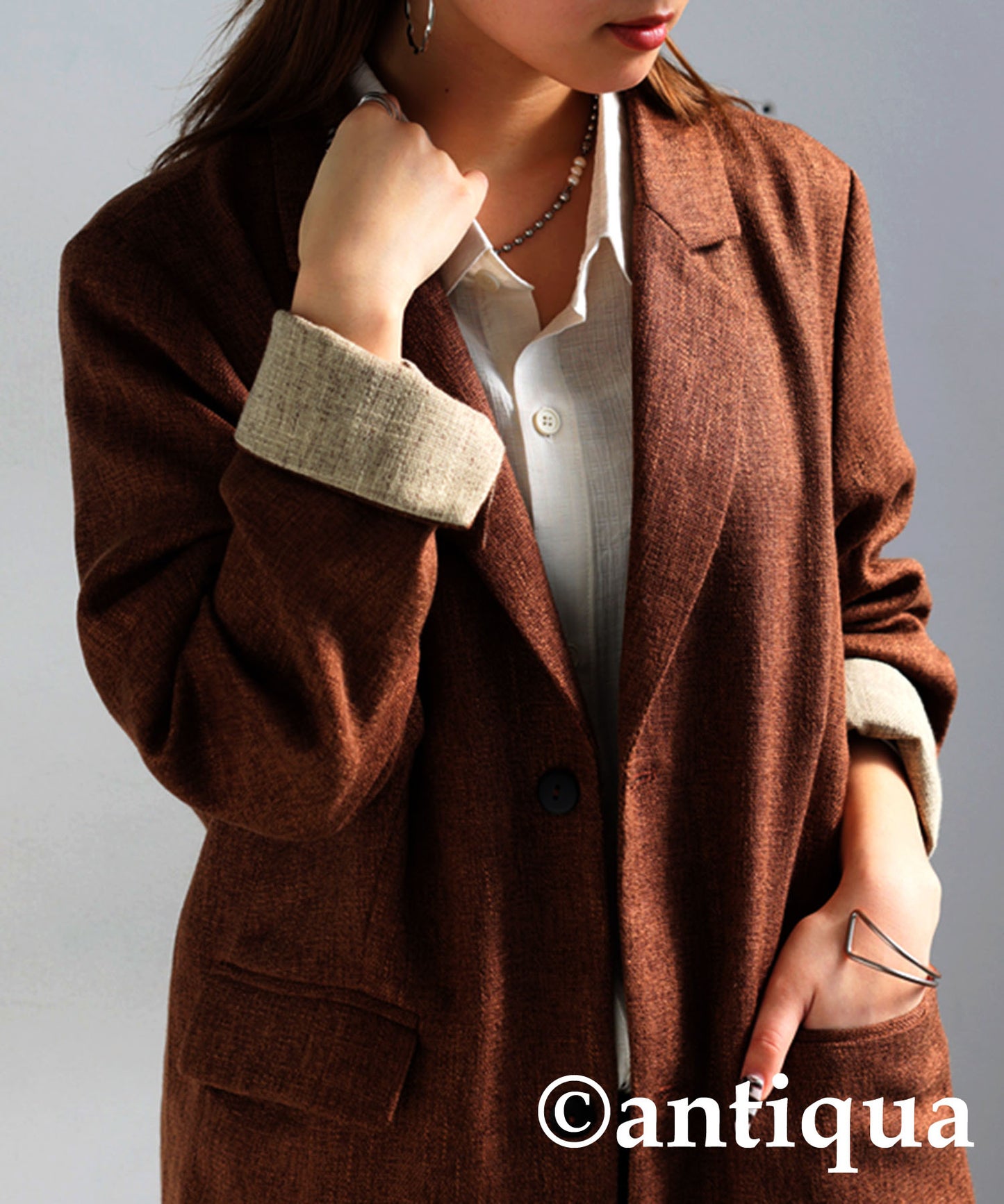 Tweed-Like Jacket Ladies