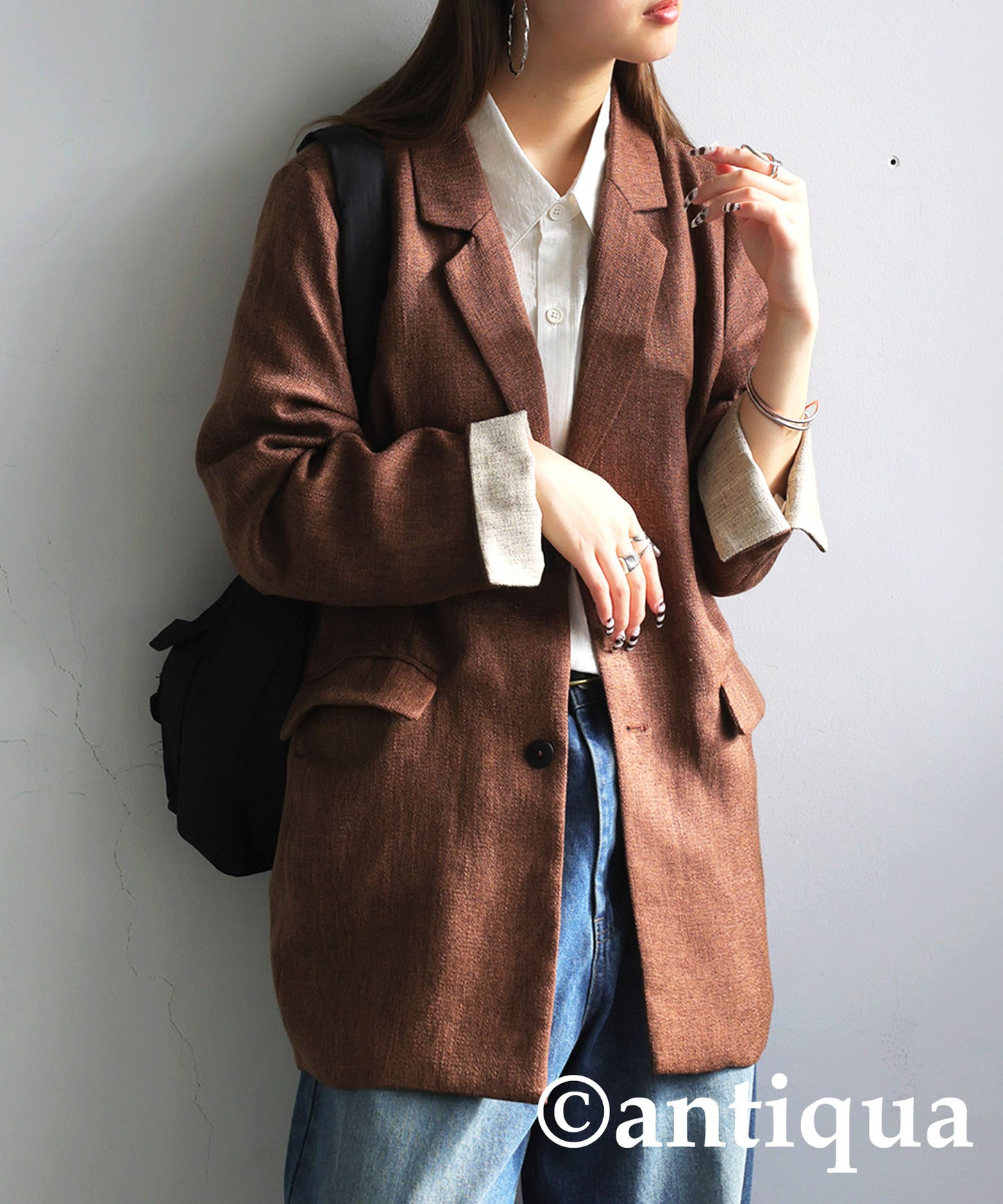 Tweed-Like Jacket Ladies