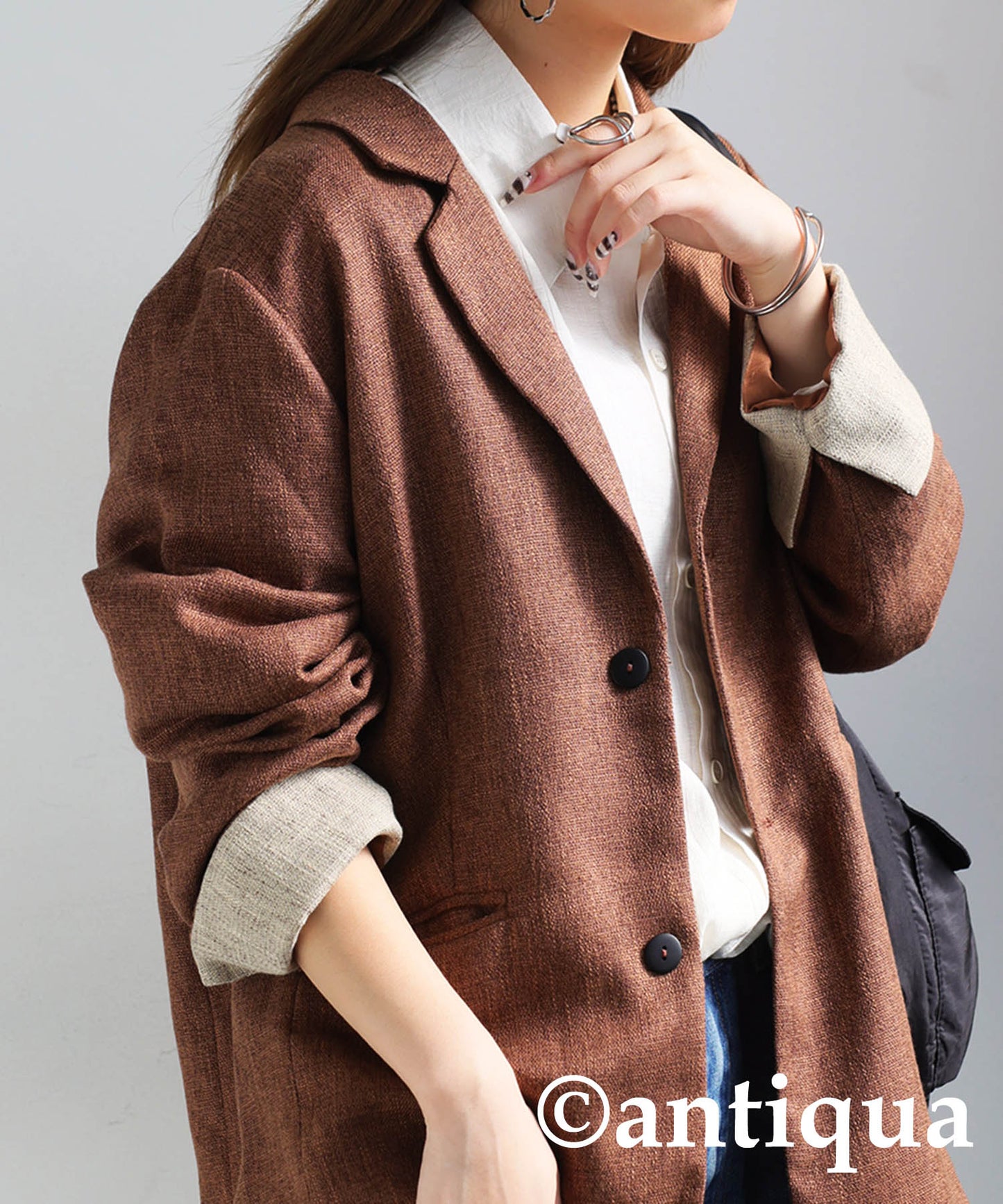 Tweed-Like Jacket Ladies