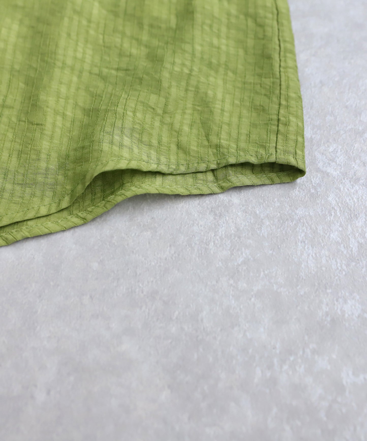 Ladies Textured Striped Sheer Shirt