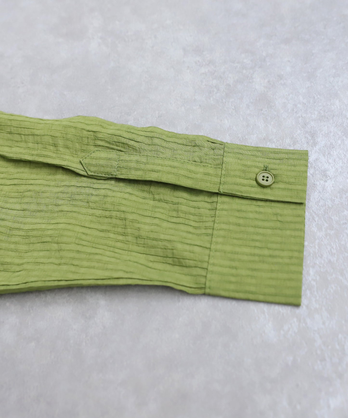 Ladies Textured Striped Sheer Shirt