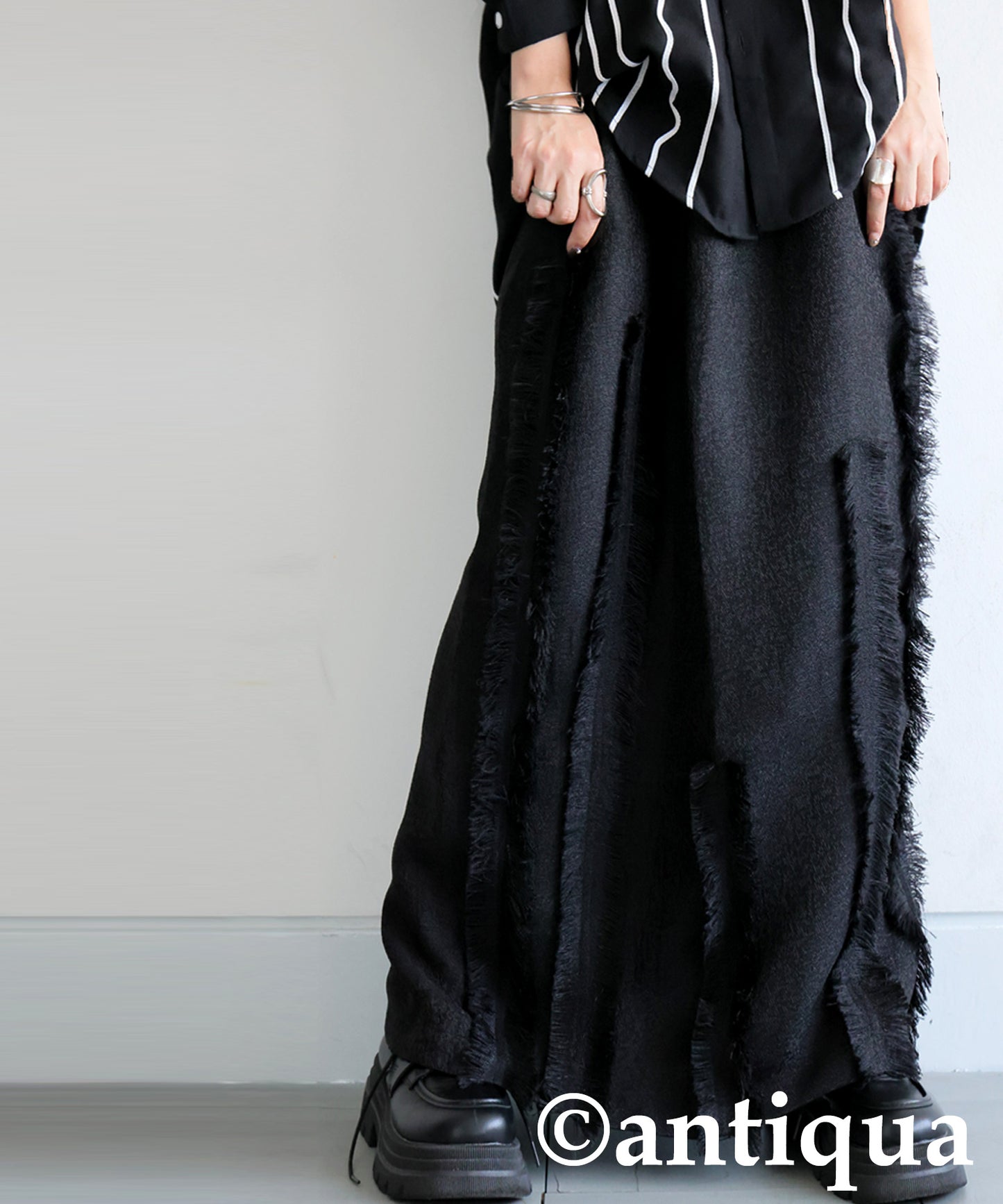 Fringe Long Skirt Ladies