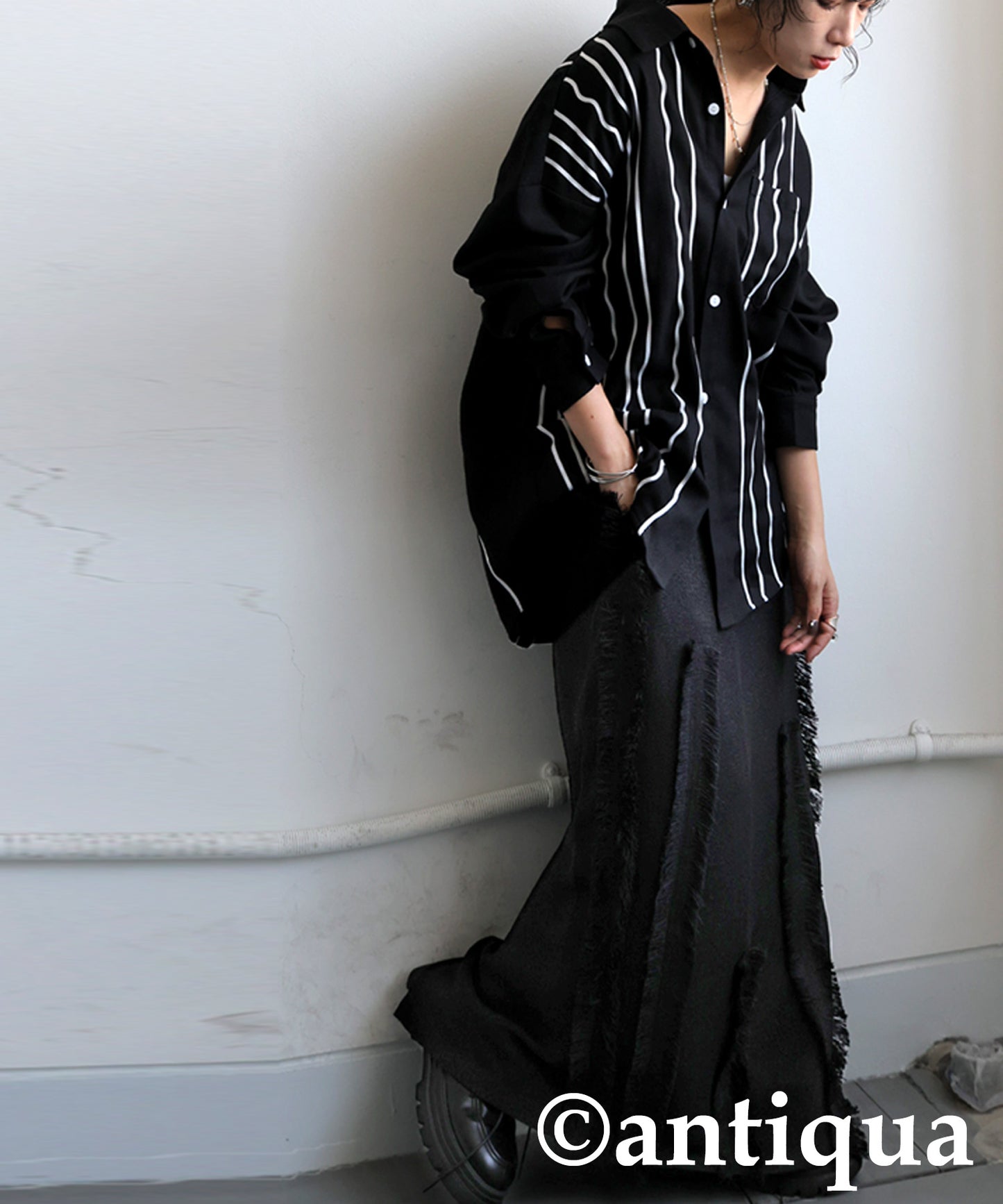 Fringe Long Skirt Ladies