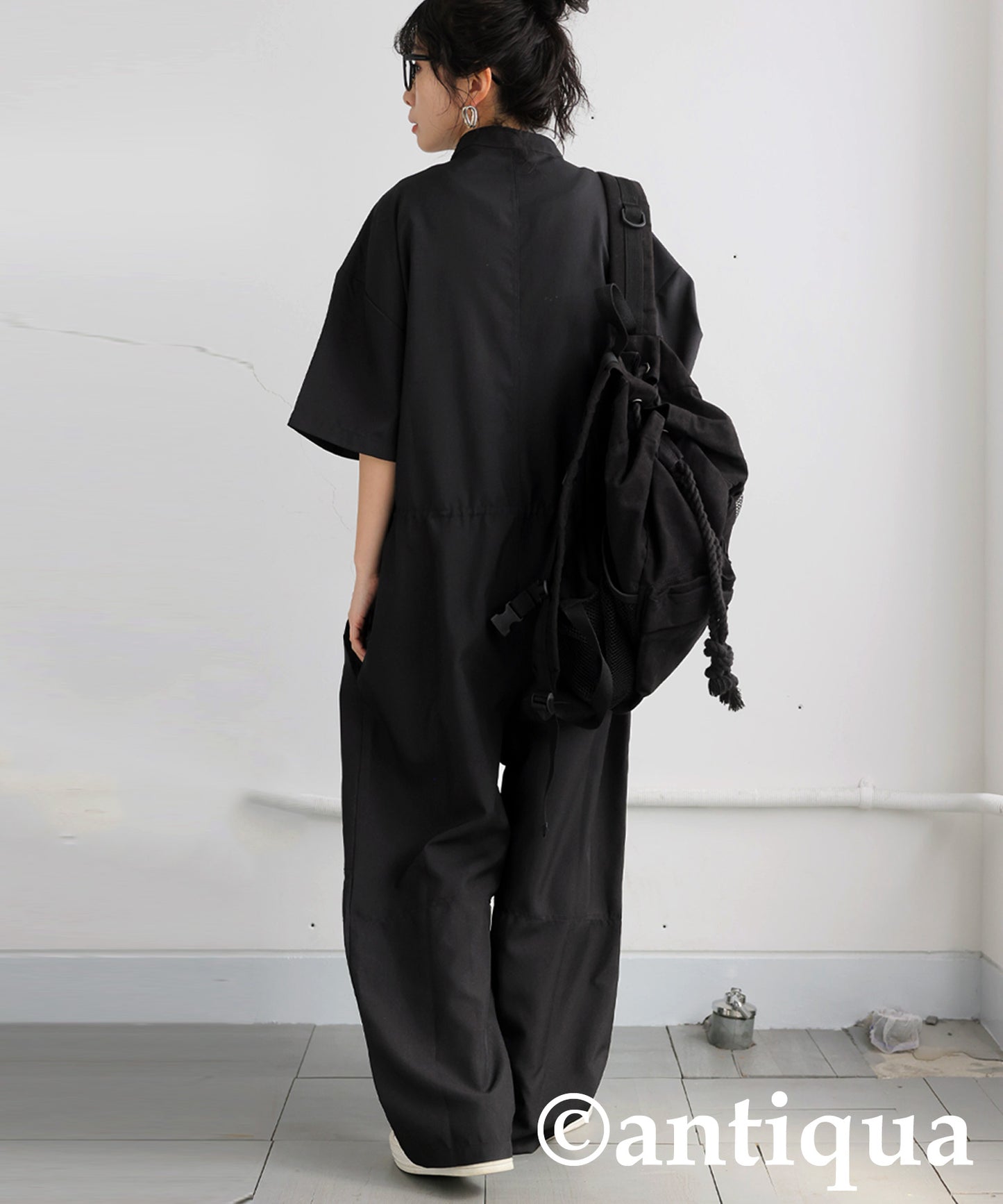 Ladies Drawstring Jumpsuit