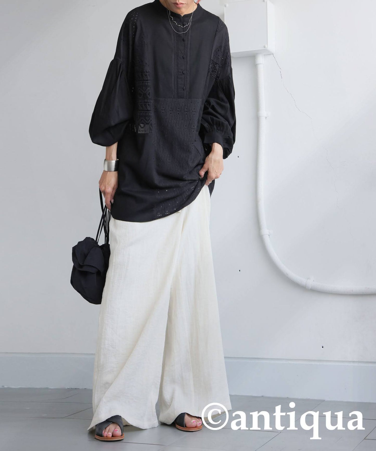 Ladies Lace Docking Shirt