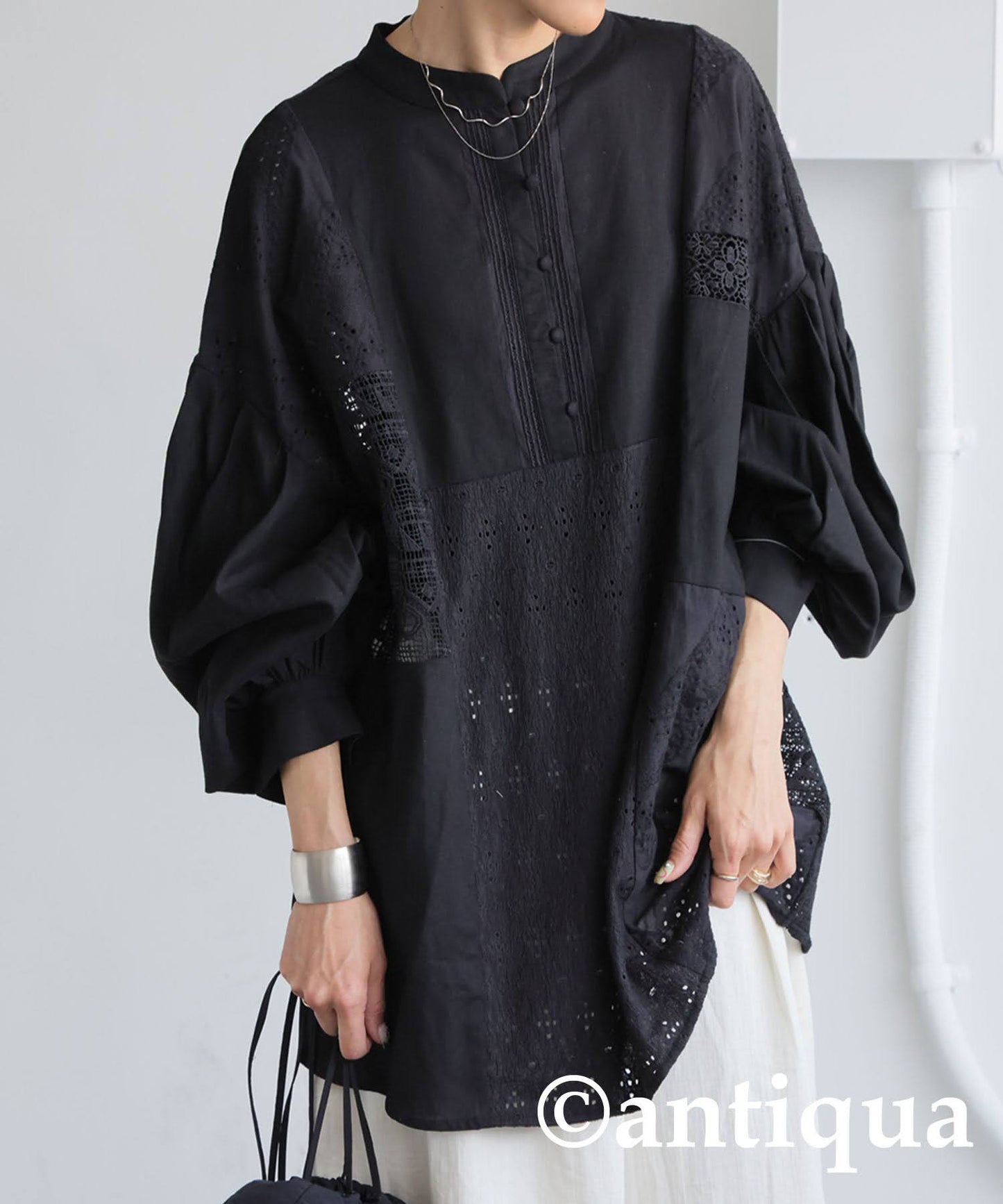 Ladies Lace Docking Shirt