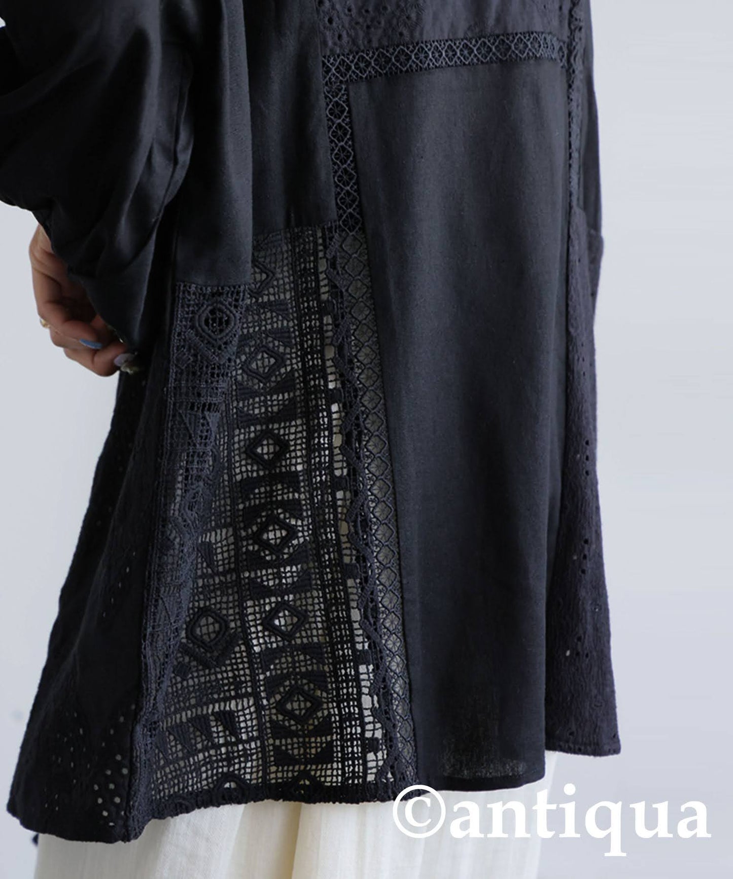Ladies Lace Docking Shirt
