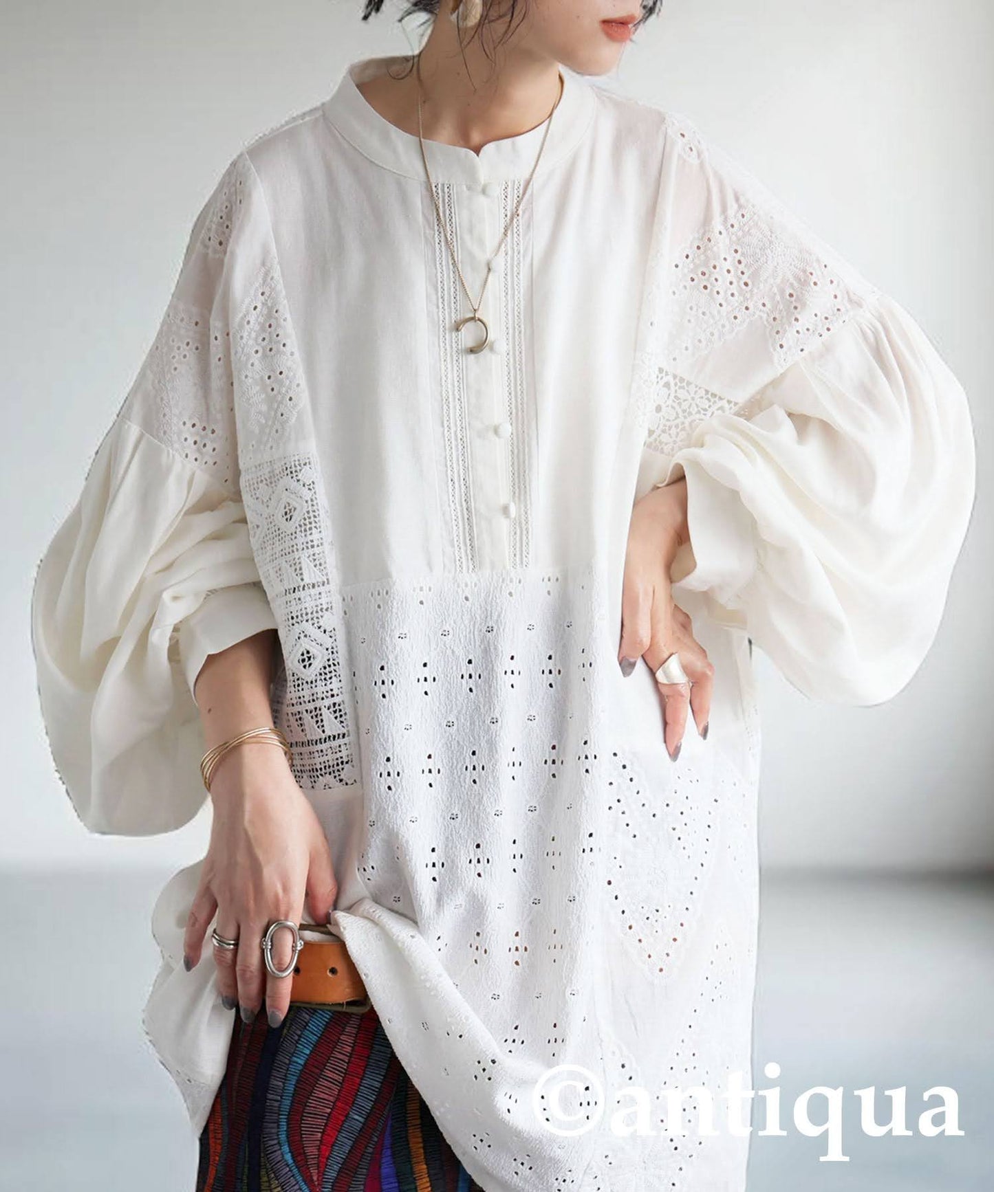 Ladies Lace Docking Shirt