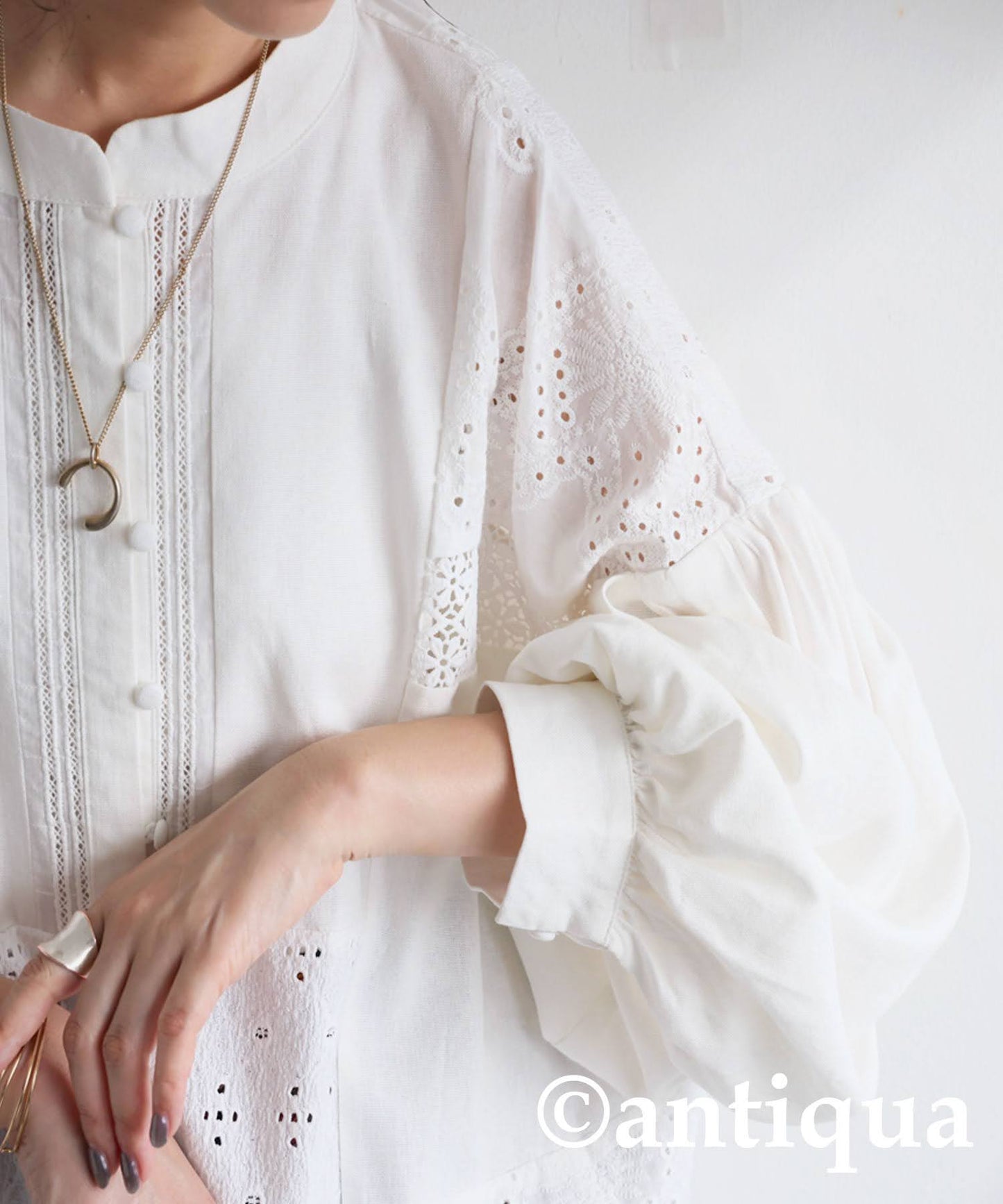 Ladies Lace Docking Shirt