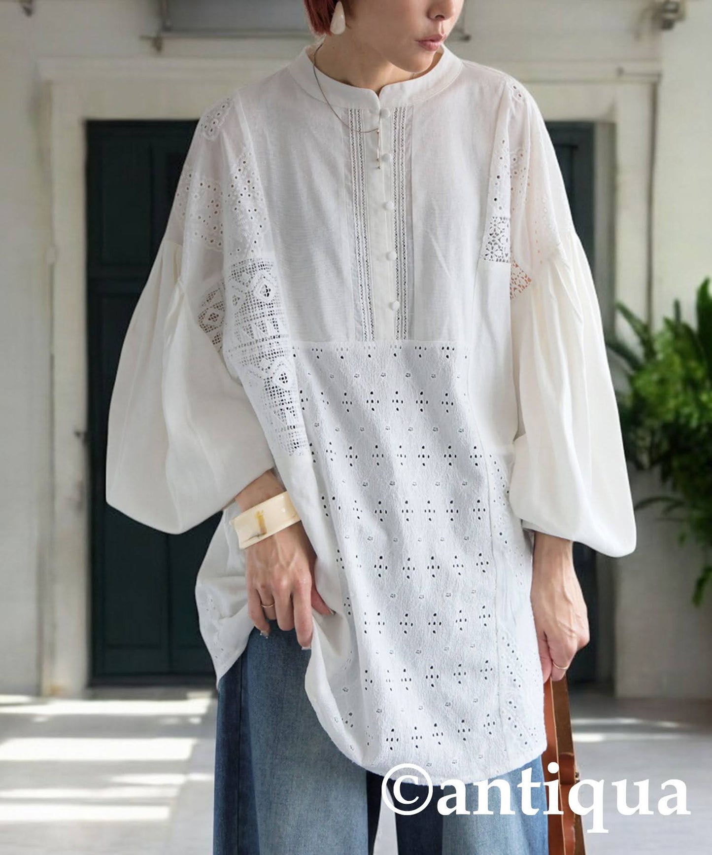 Ladies Lace Docking Shirt