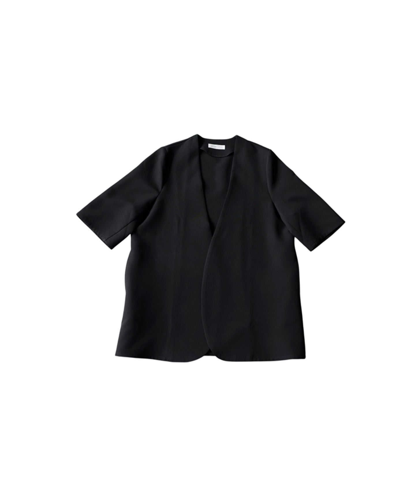 Collarless Short-Sleeved Jacket Ladies