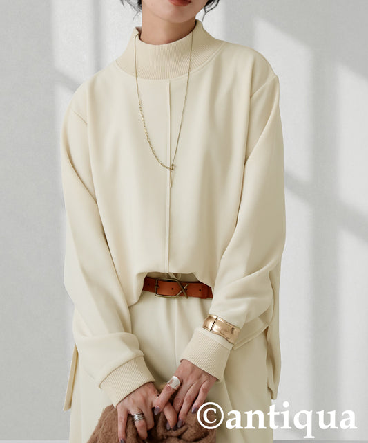 Mock Neck Pullover Ladies