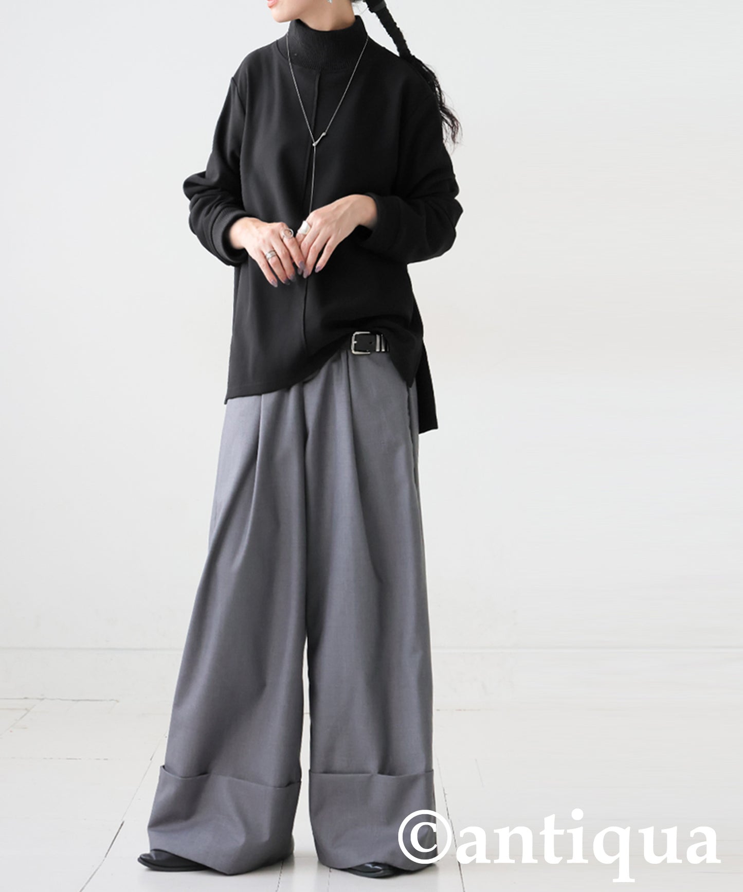 Mock Neck Pullover Ladies