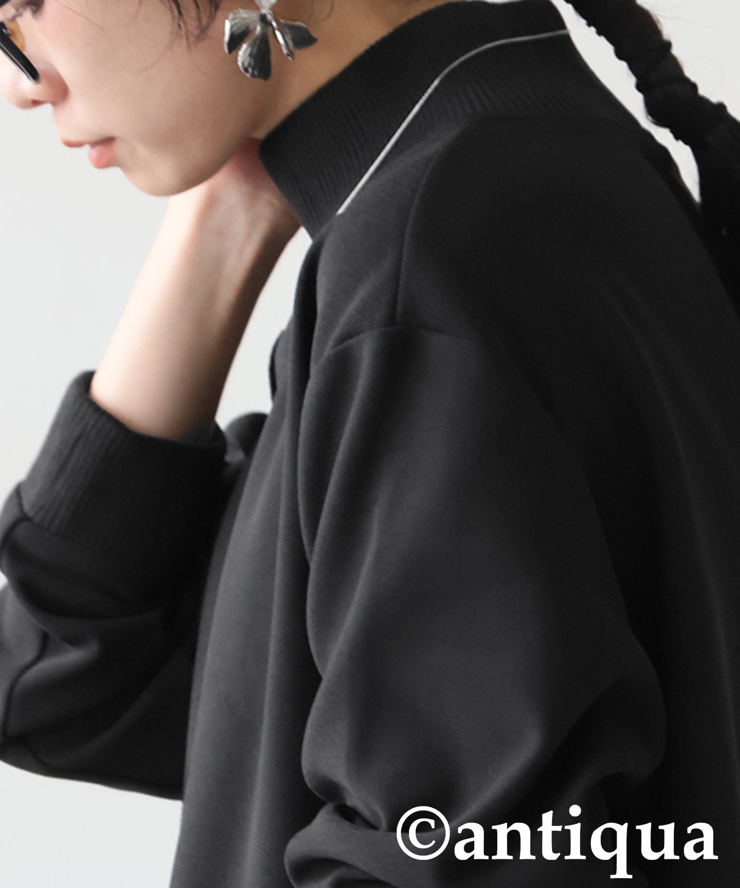 Mock Neck Pullover Ladies