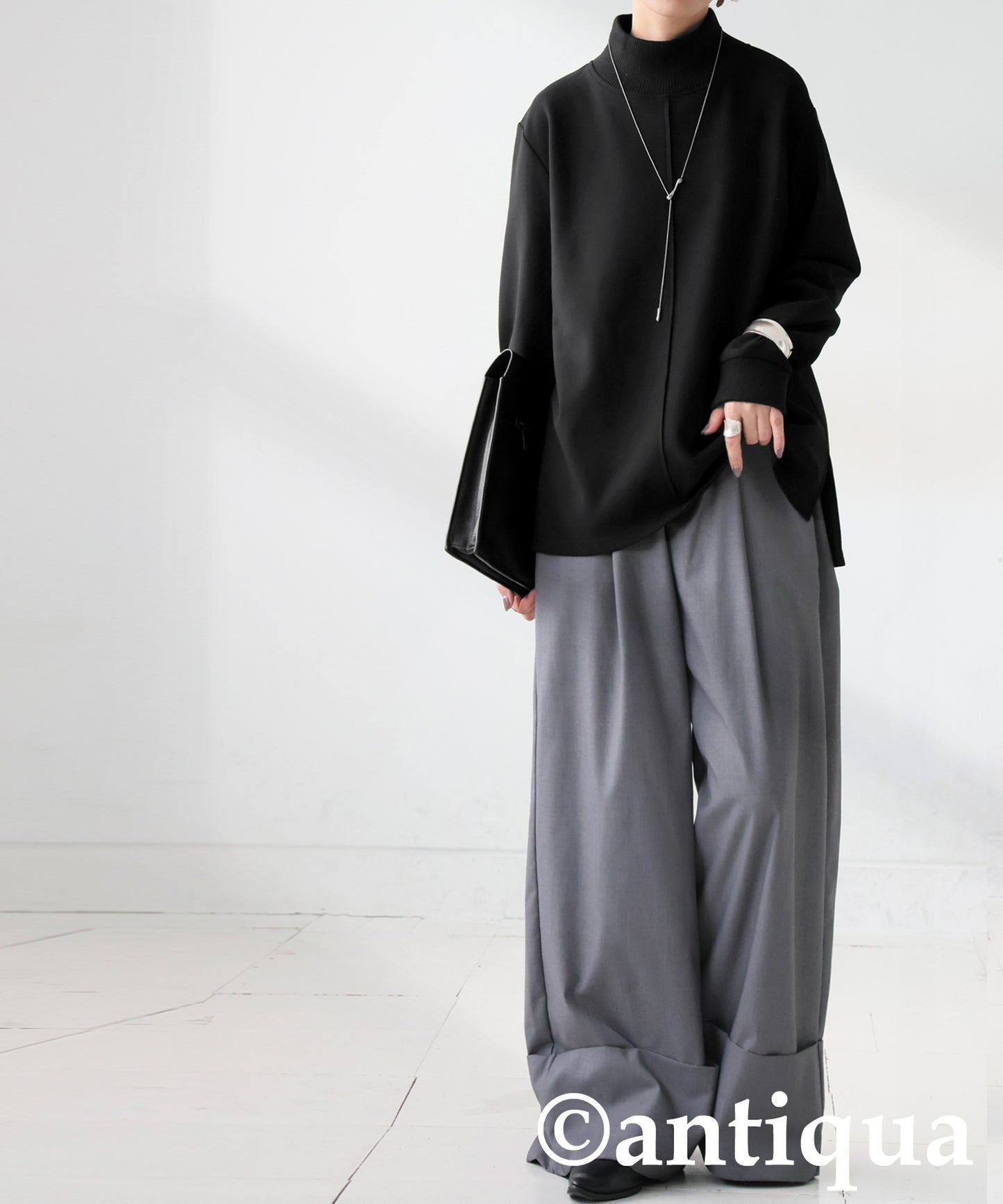 Mock Neck Pullover Ladies