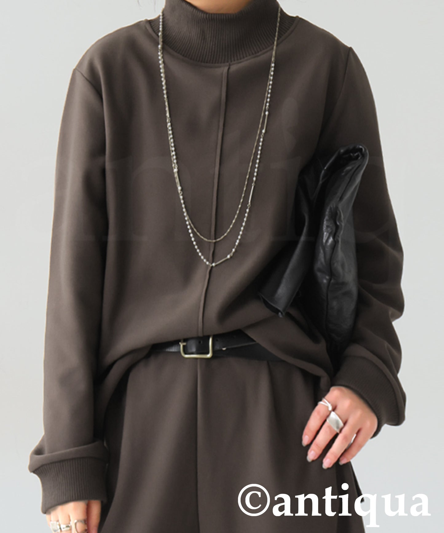 Mock Neck Pullover Ladies