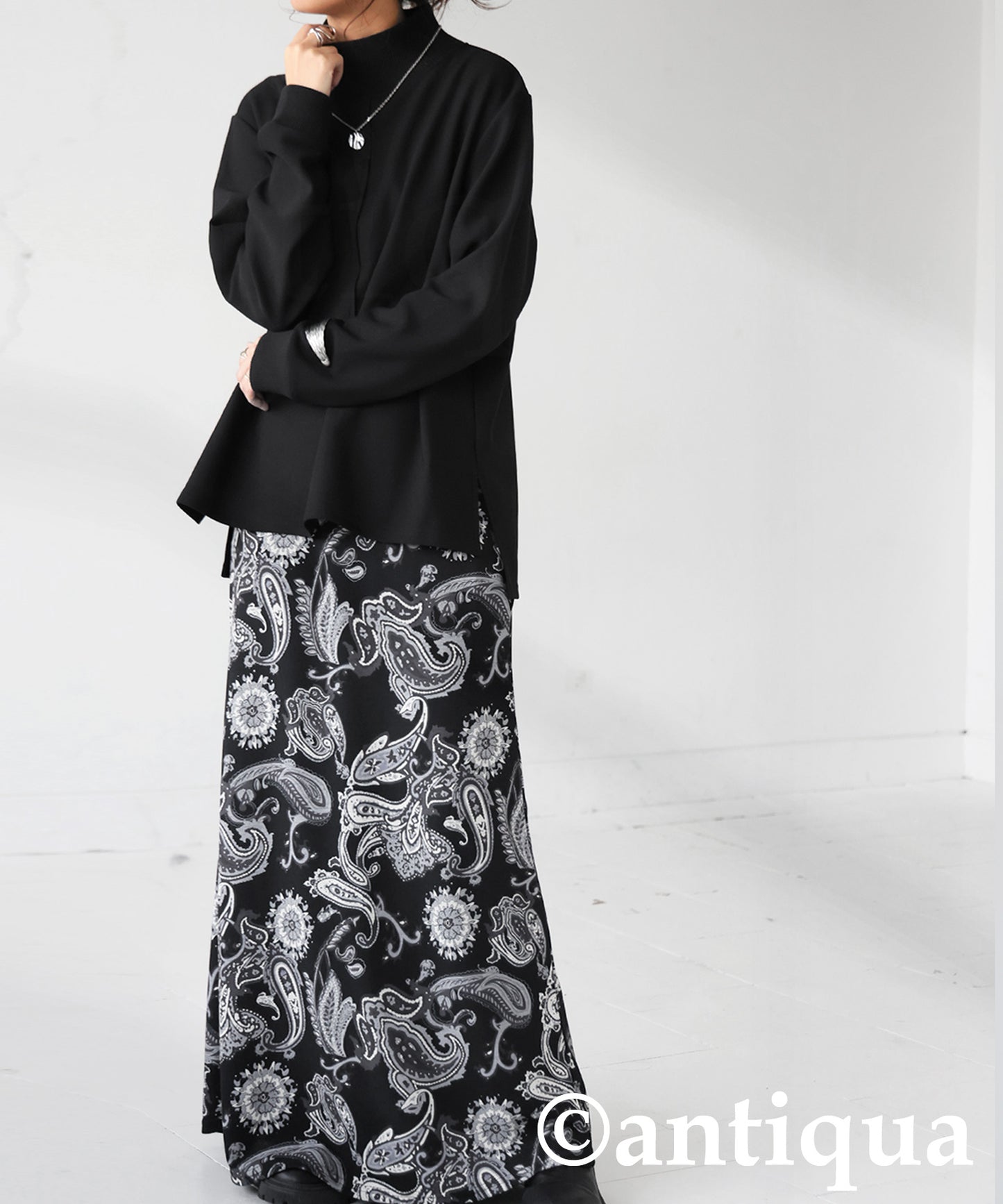 Mock Neck Pullover Ladies