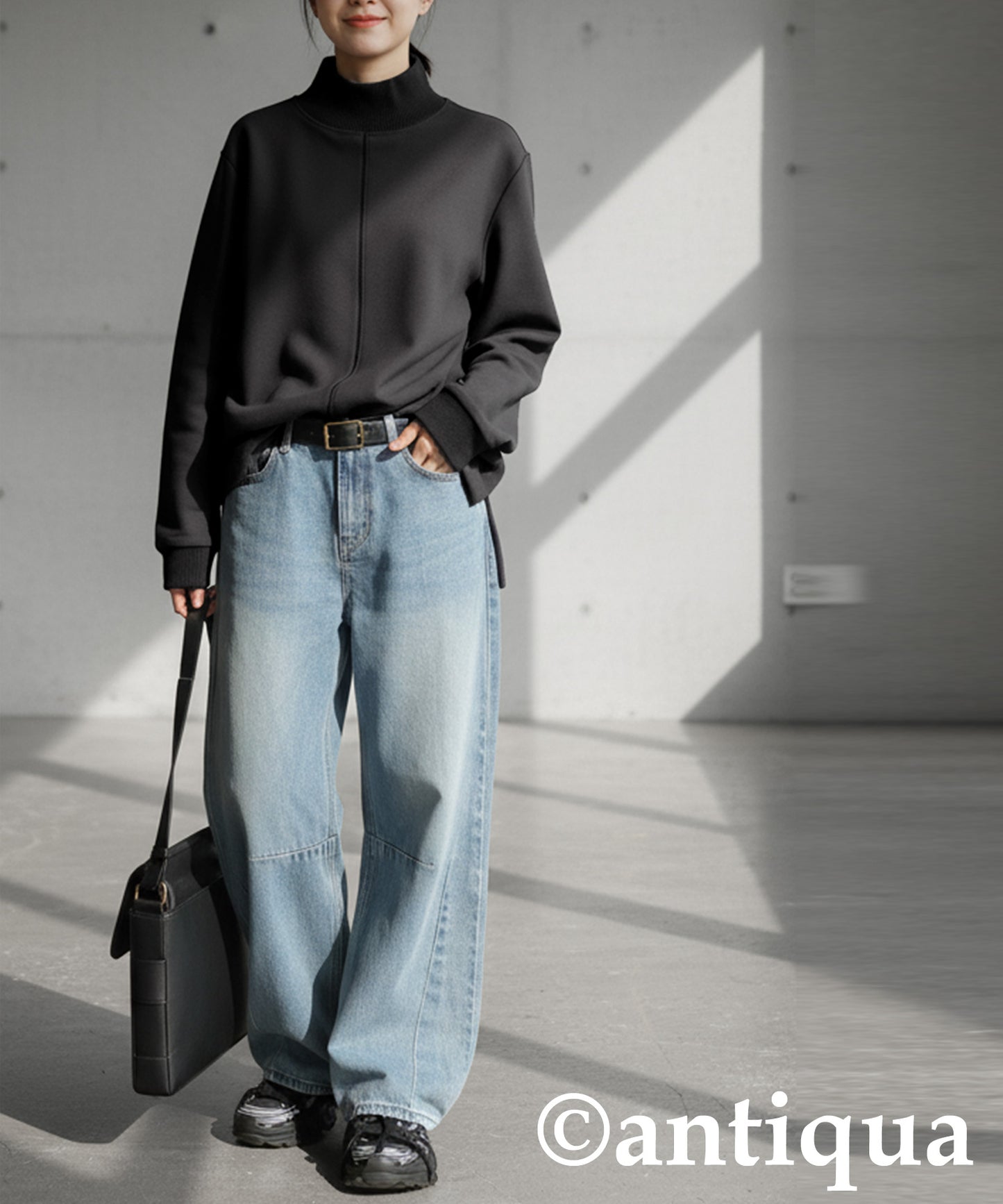 Mock Neck Pullover Ladies