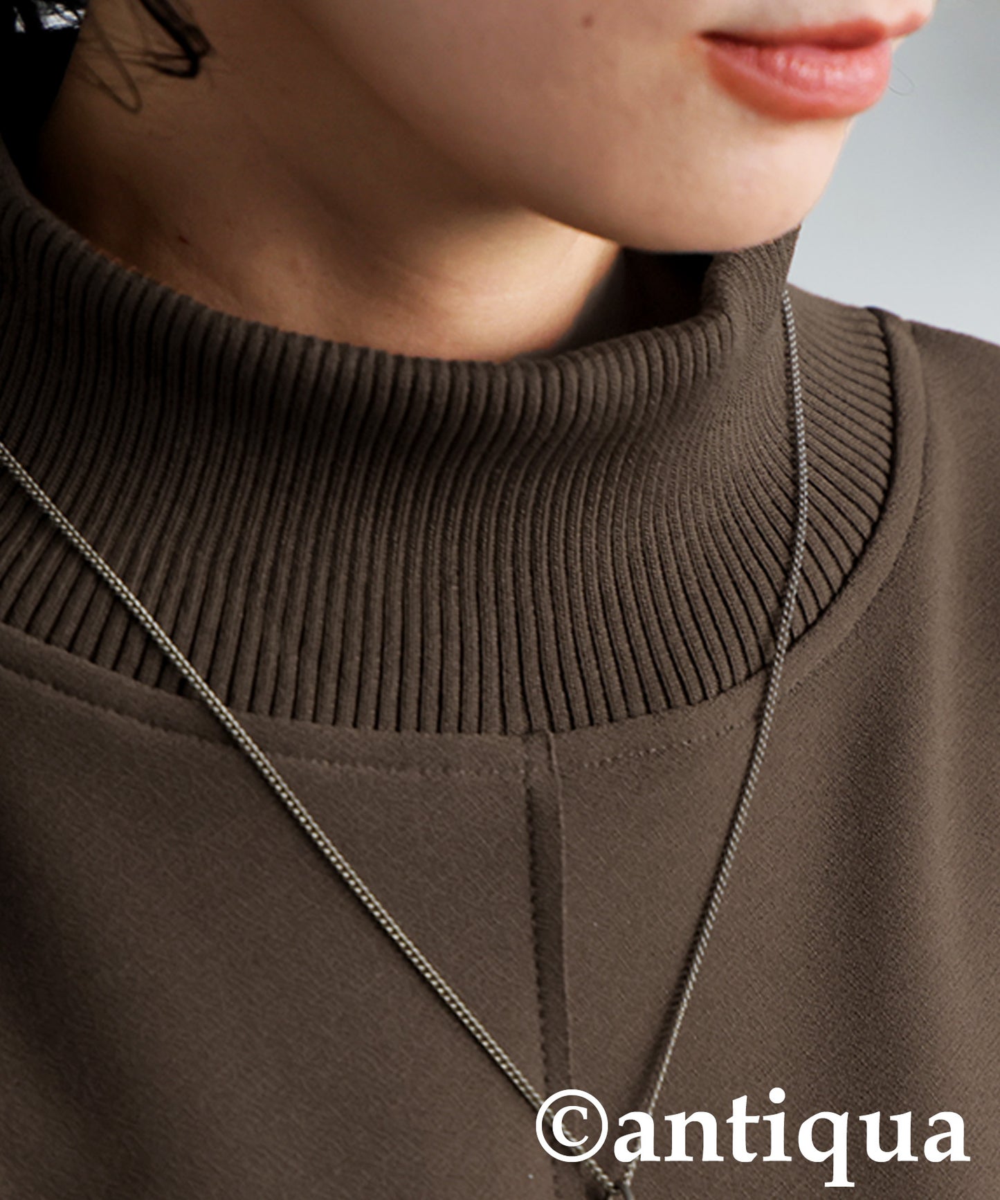 Mock Neck Pullover Ladies