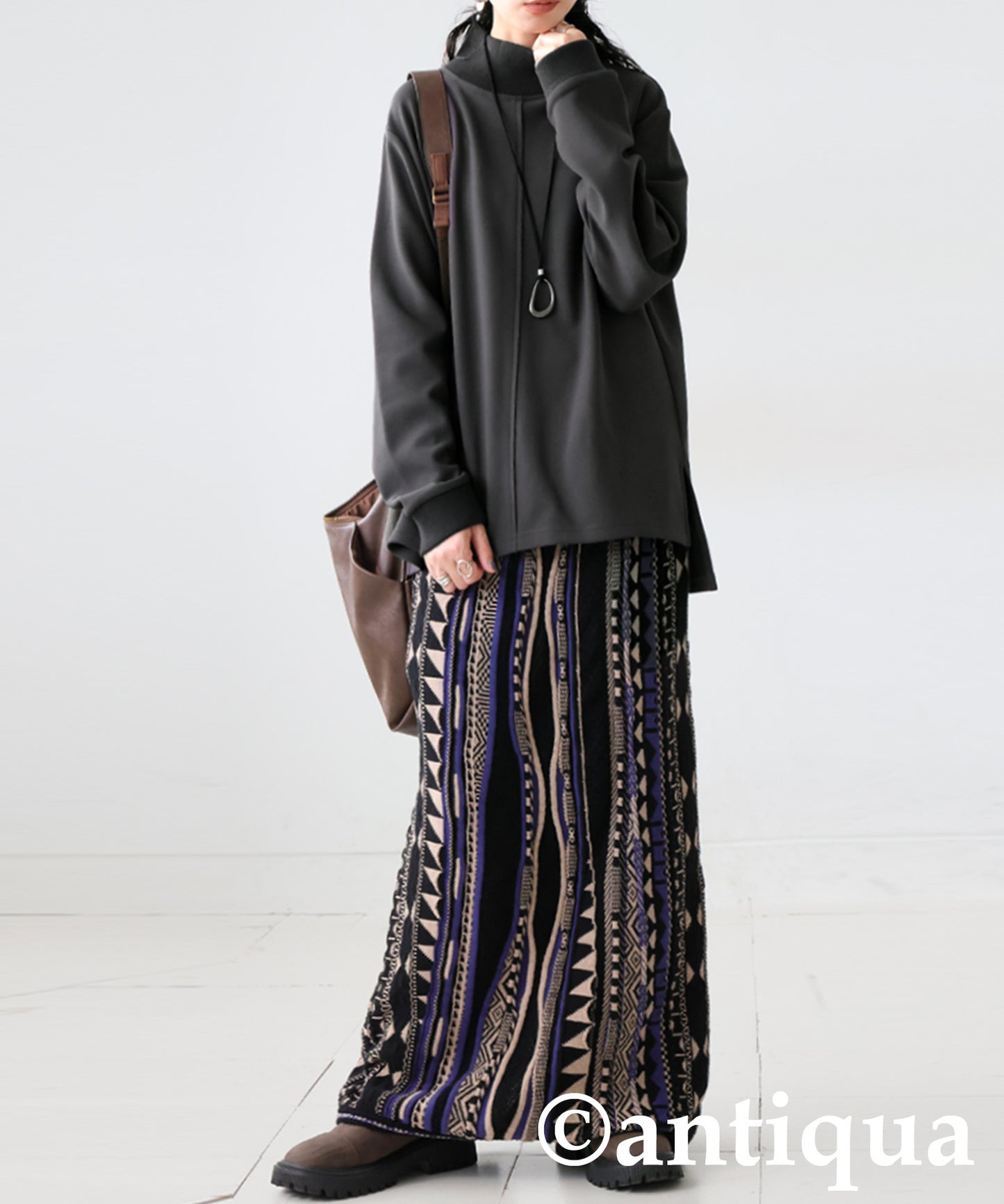 Mock Neck Pullover Ladies