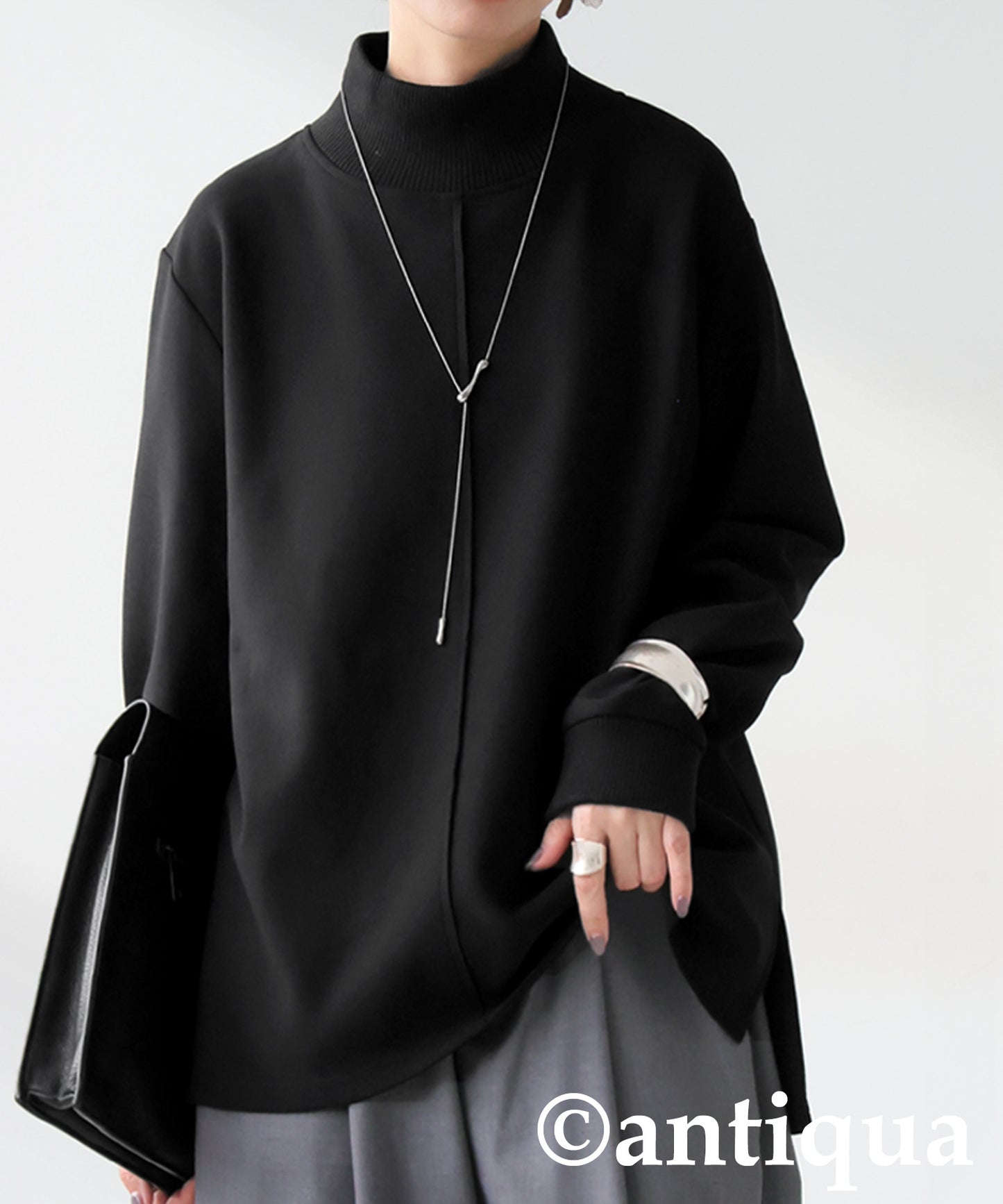 Mock Neck Pullover Ladies