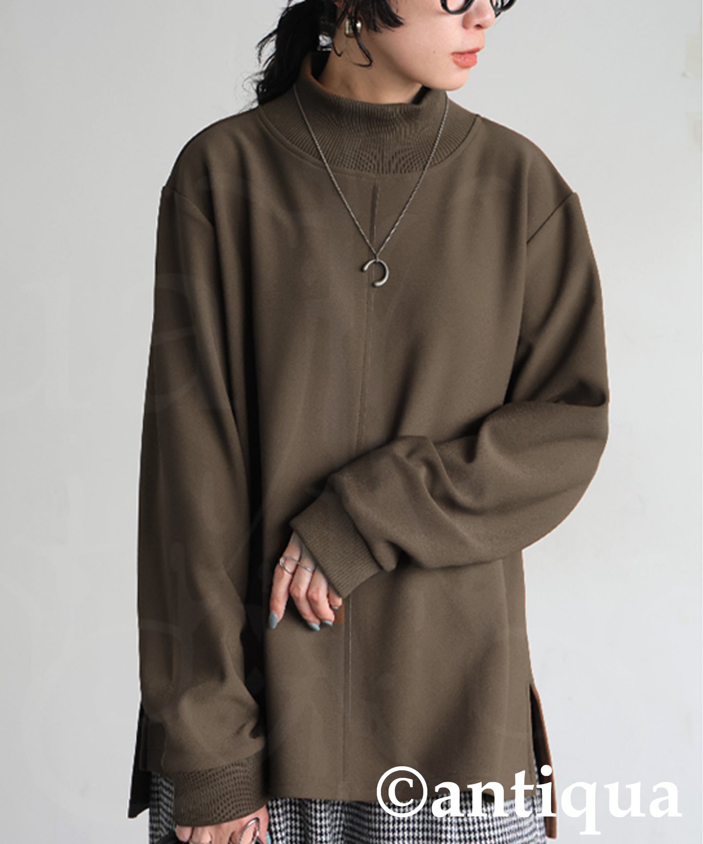 Mock Neck Pullover Ladies