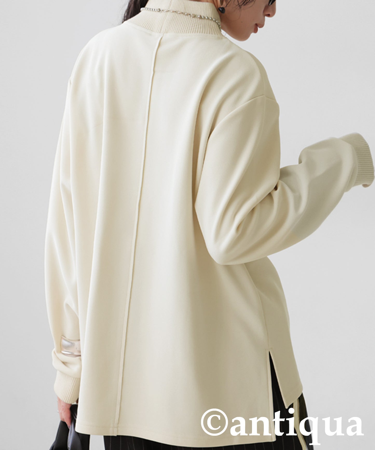 Mock Neck Pullover Ladies