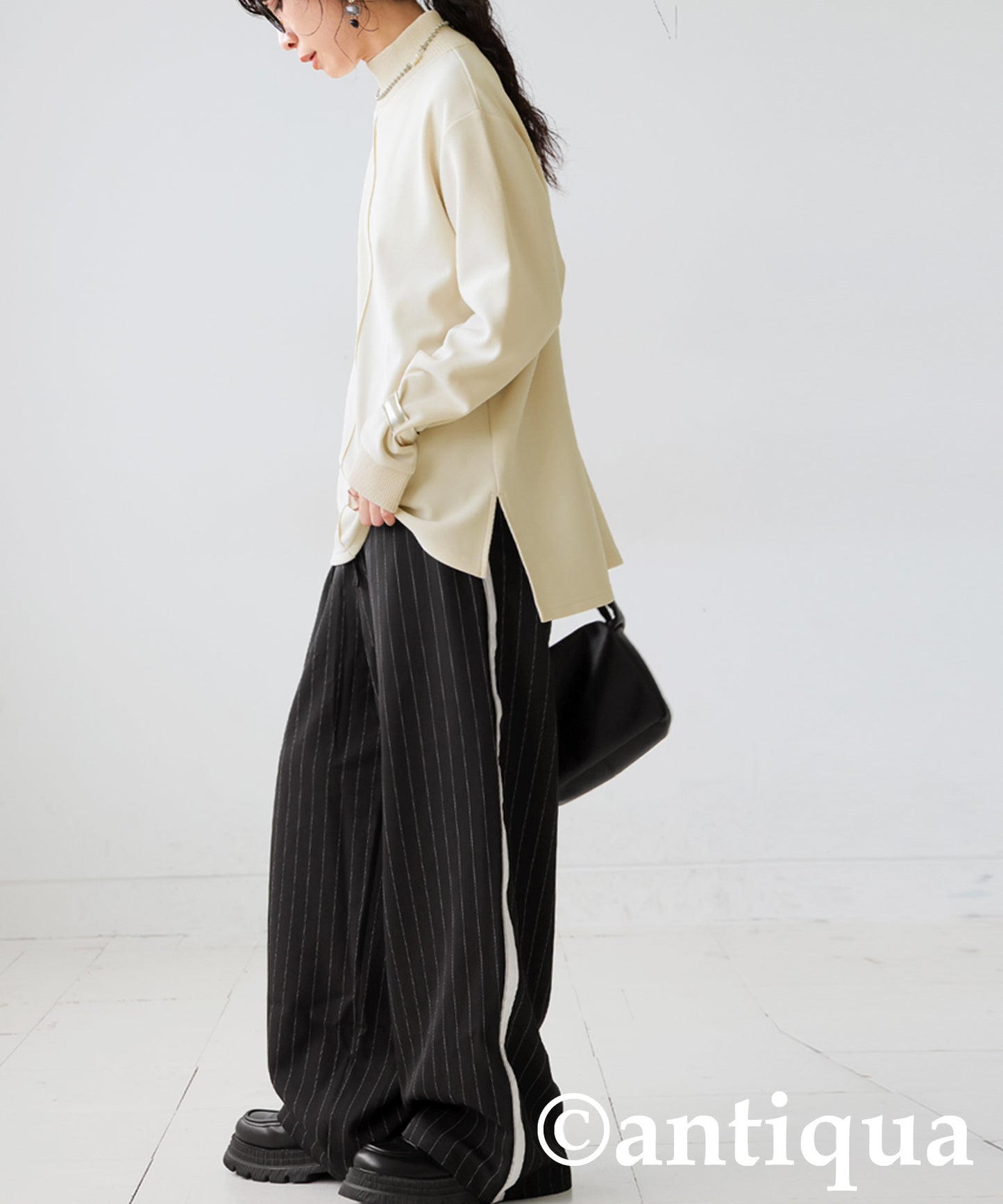 Mock Neck Pullover Ladies