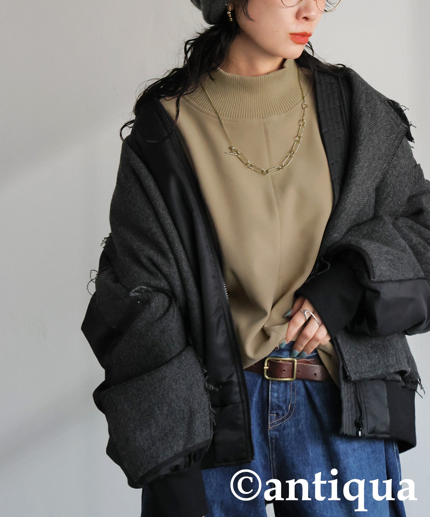 Mock Neck Pullover Ladies