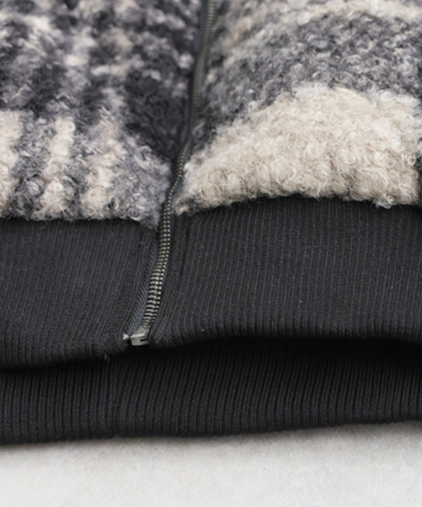 Checked Boa Jacket Ladies