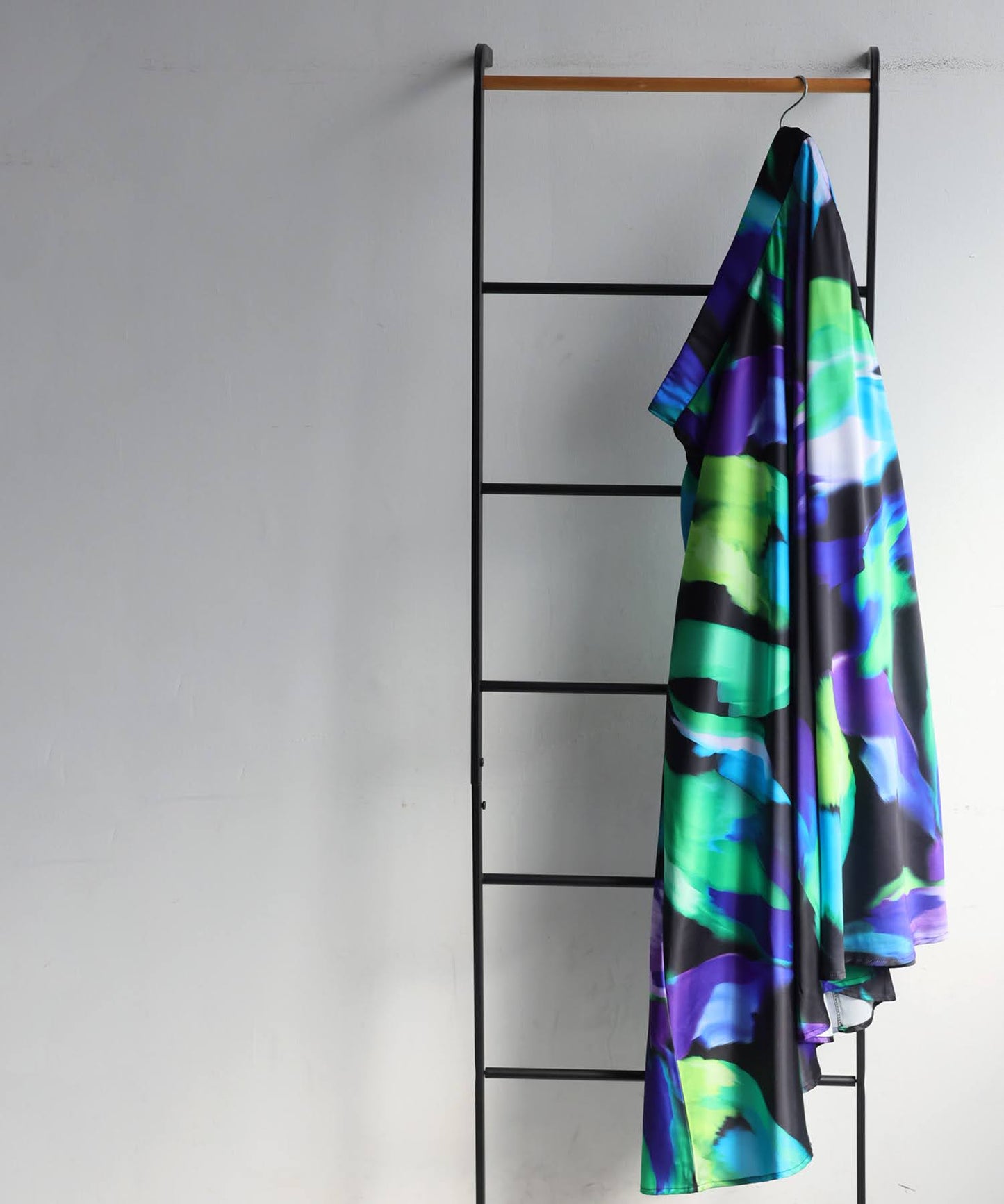 Art Pattern Flared Long Skirt Ladies