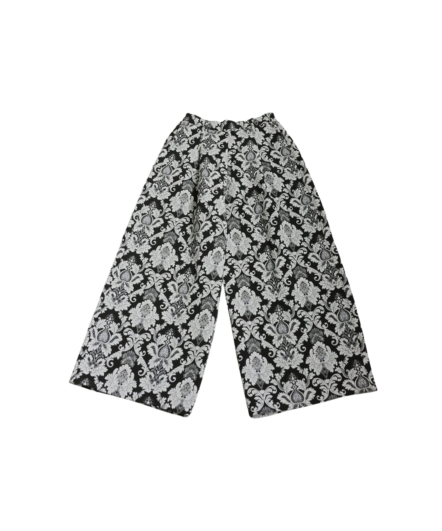 Large Jacquard Wide Pants Ladies