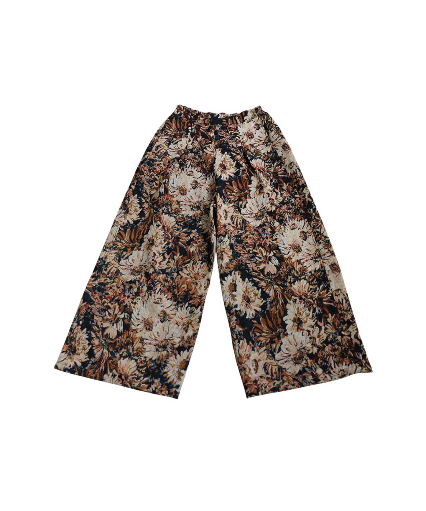 Large Jacquard Wide Pants Ladies