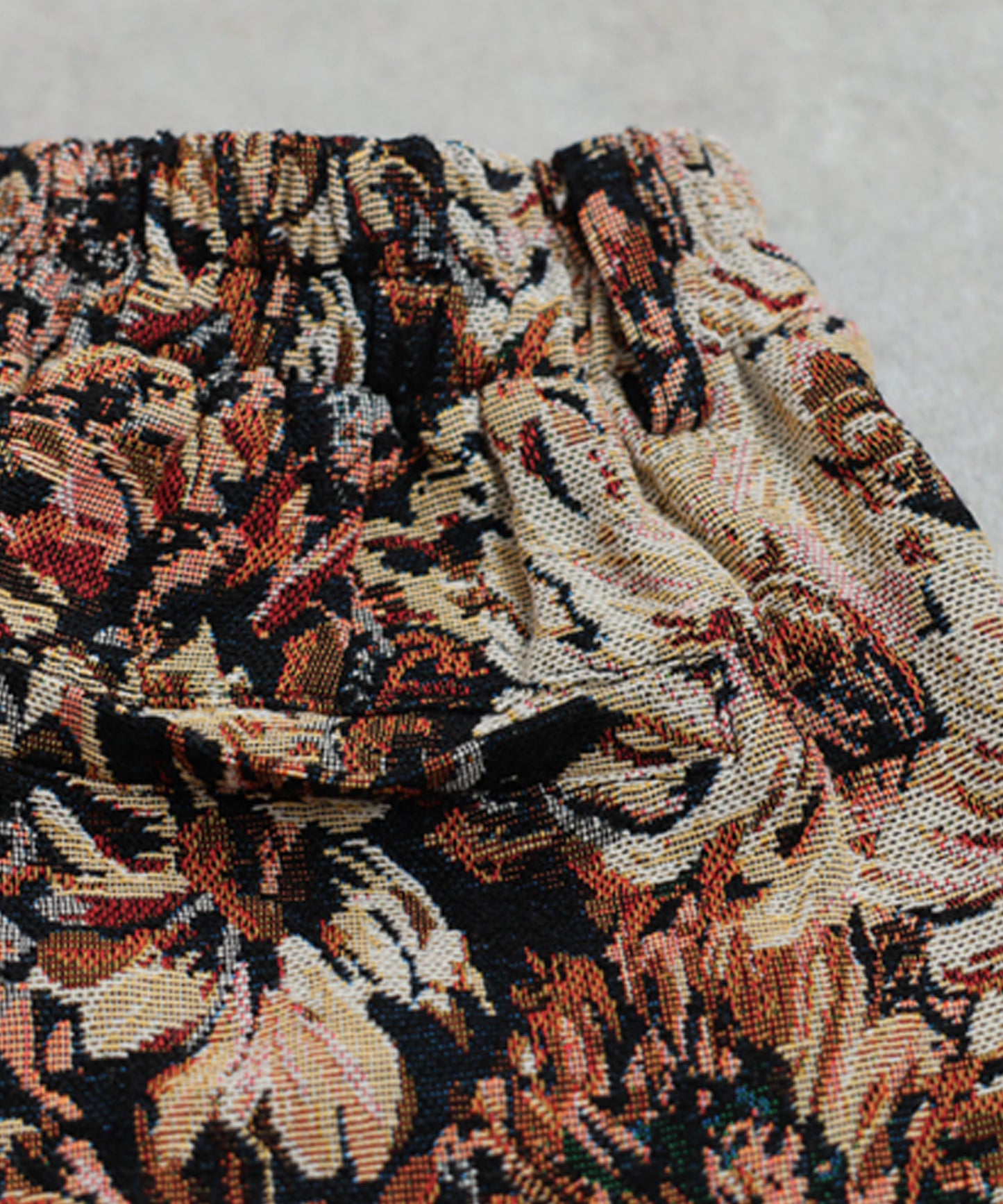 Large Jacquard Wide Pants Ladies