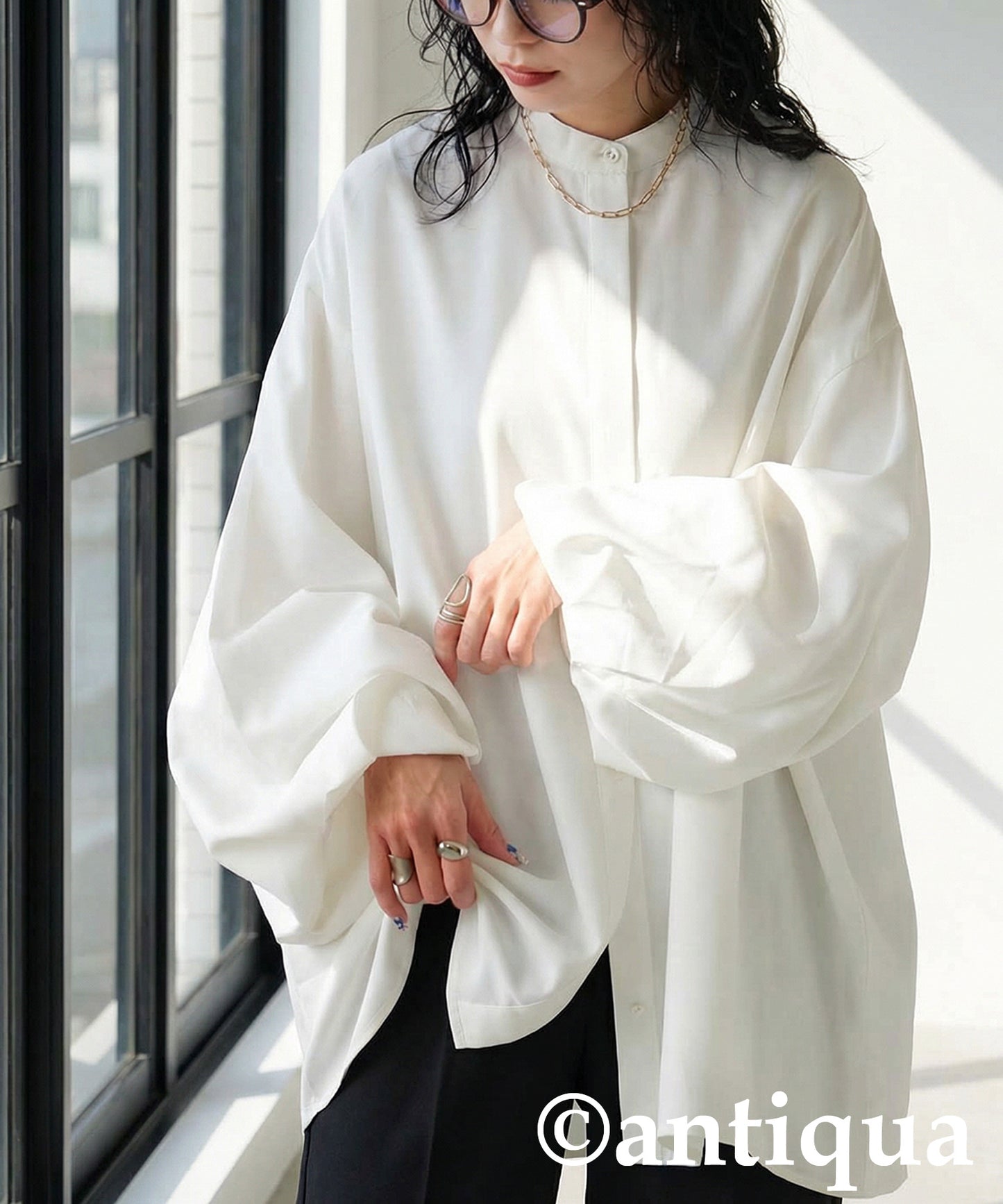 Balloon Sleeve Shirt Ladies