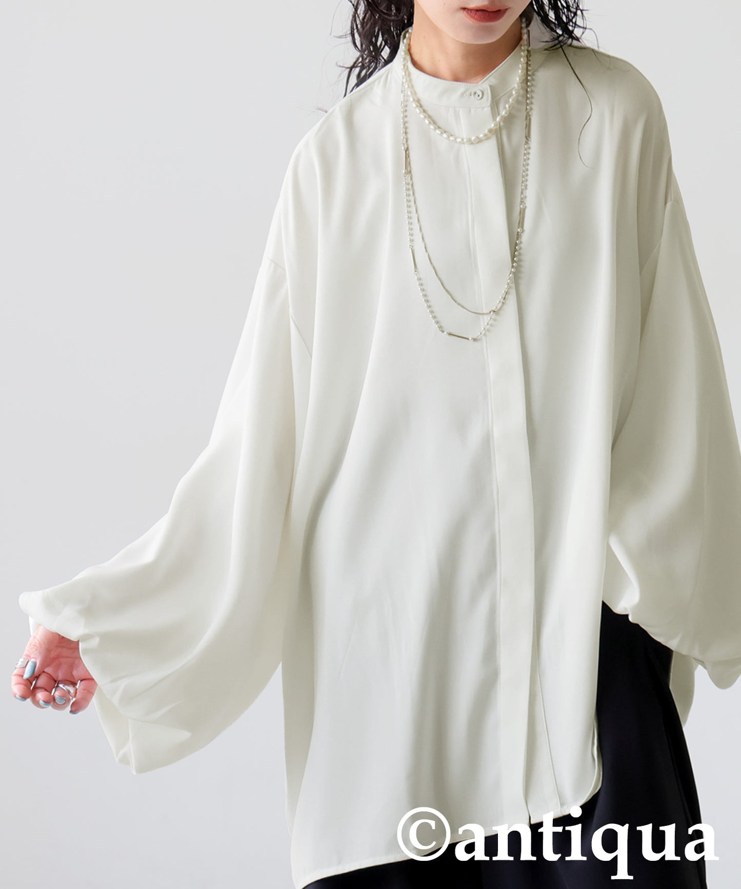 Balloon Sleeve Shirt Ladies