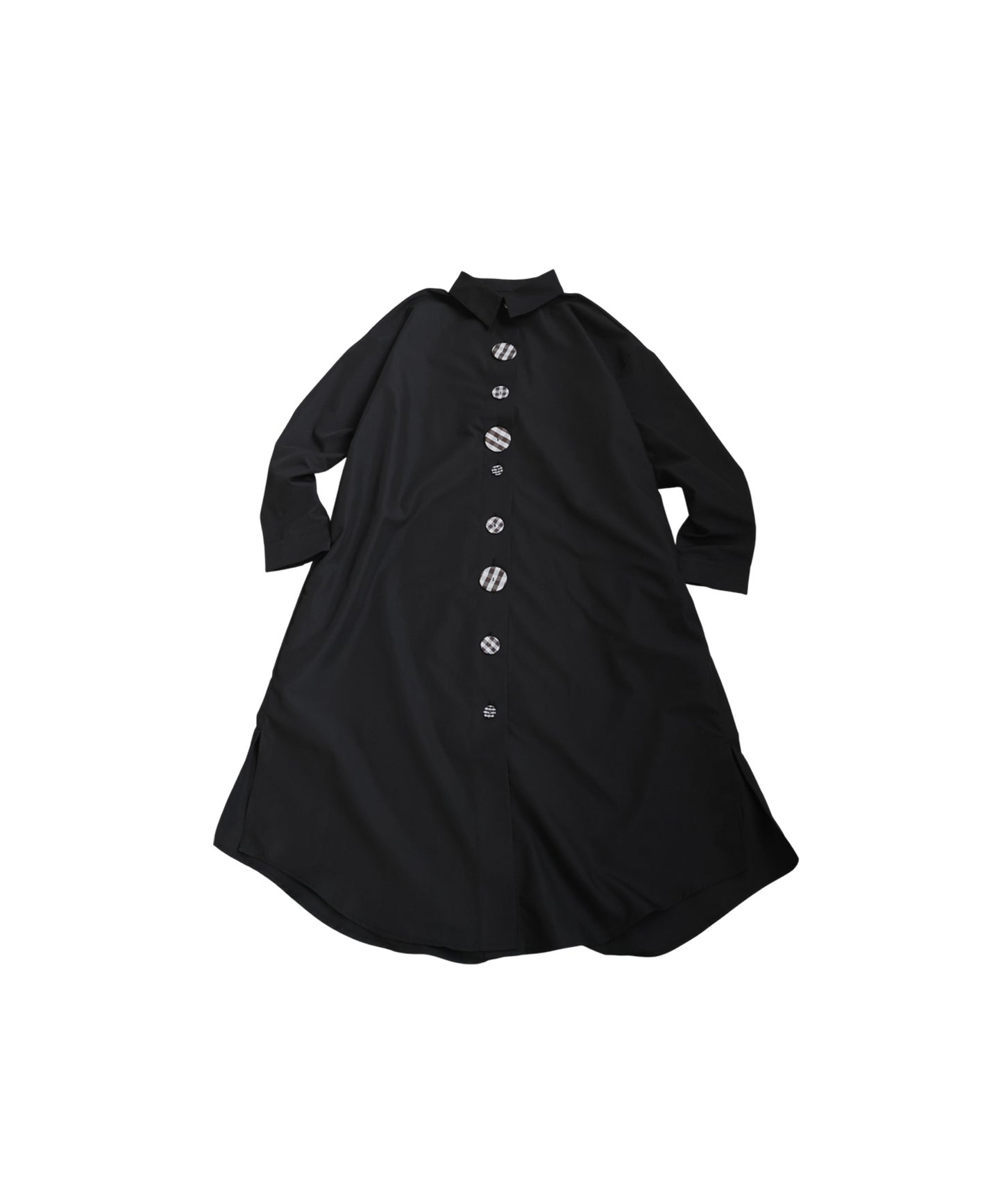 Design Button Shirt Dress Ladies