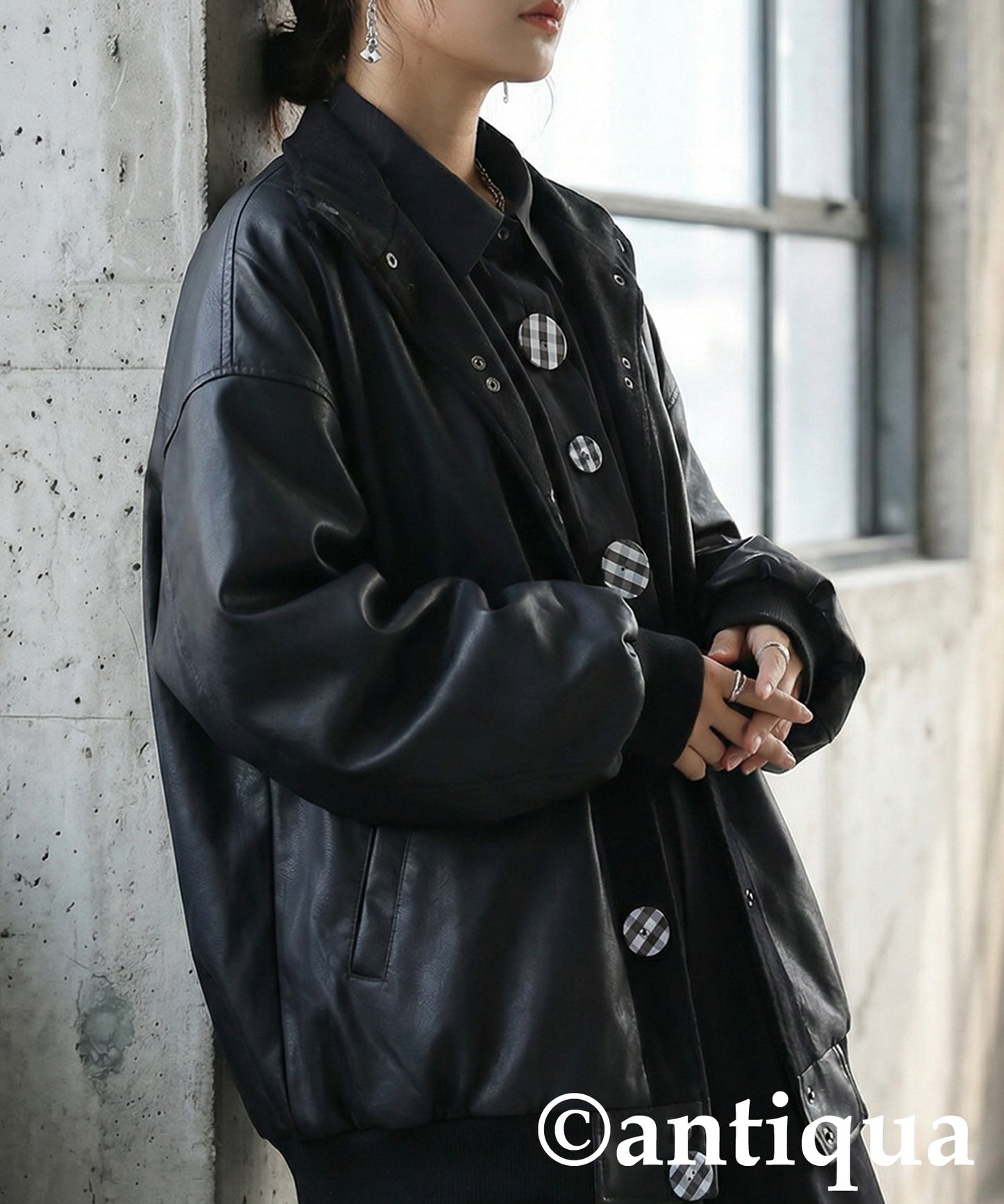 Design Button Shirt Dress Ladies