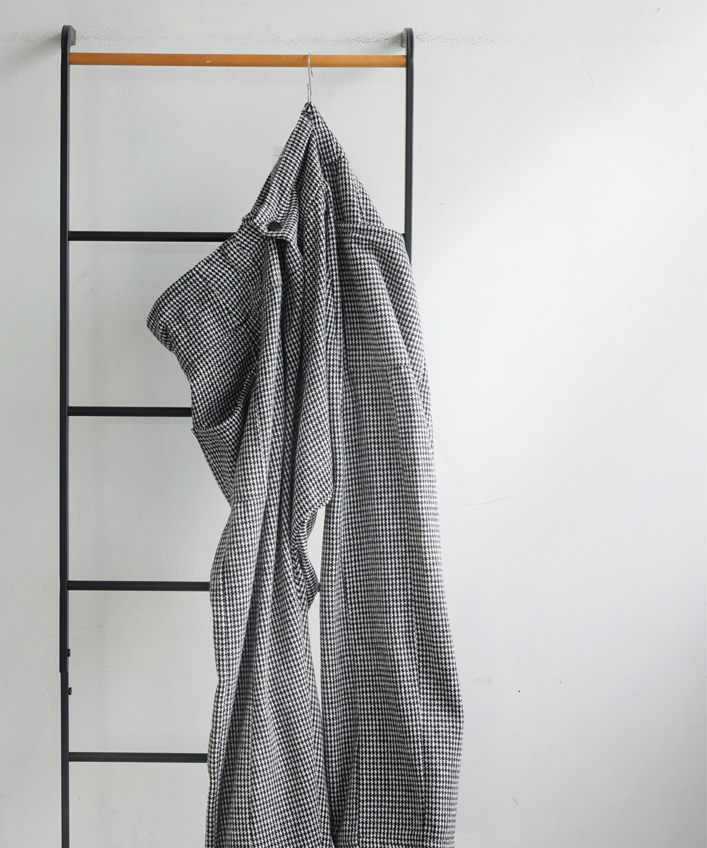 Houndstooth Pattern Sarouel Pants Ladies