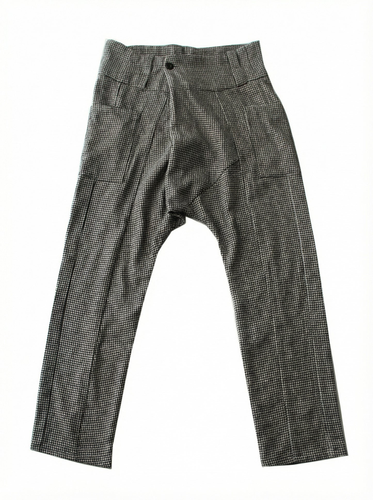 Houndstooth Pattern Sarouel Pants Ladies