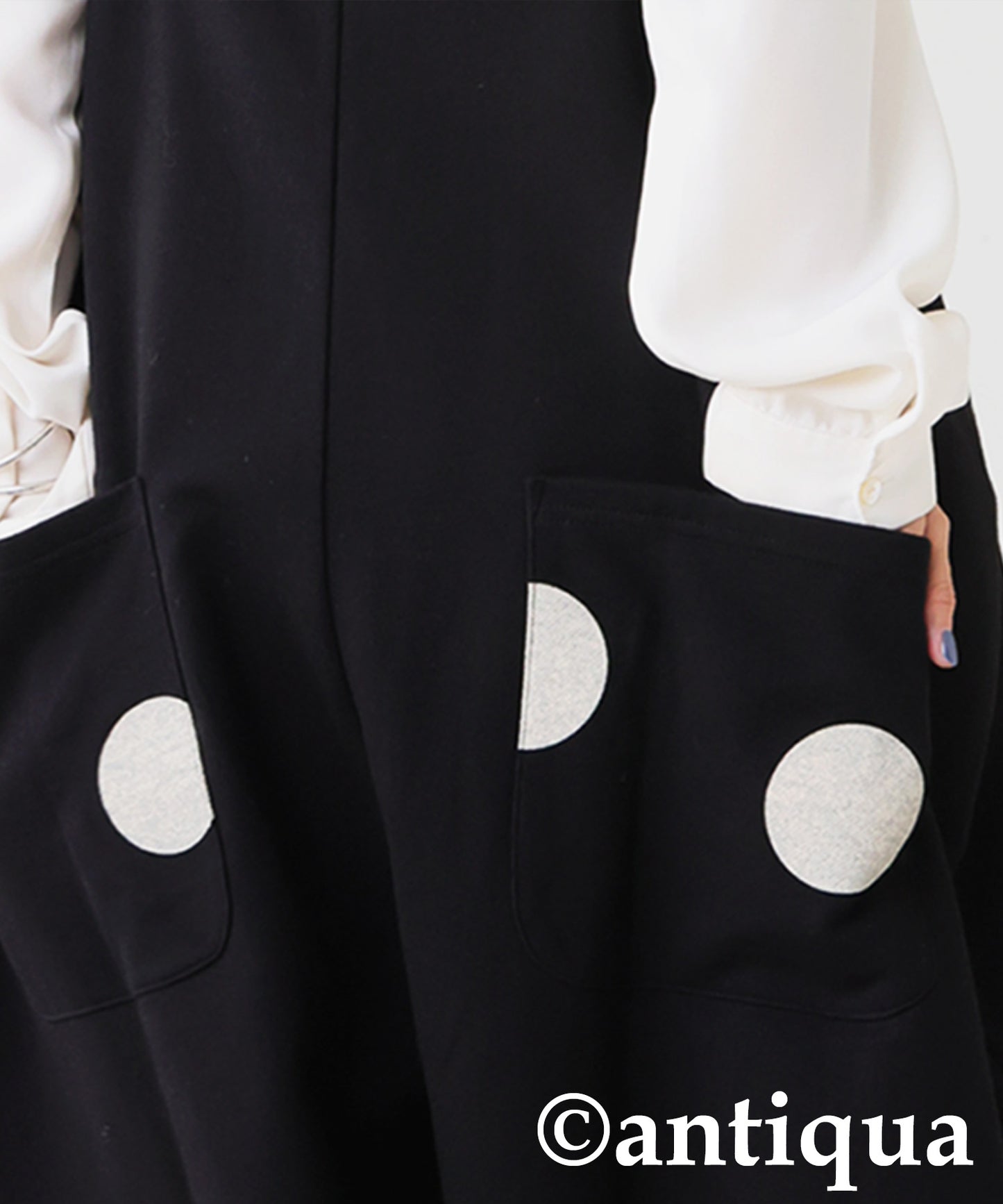 Dot Pocket Overalls Ladies