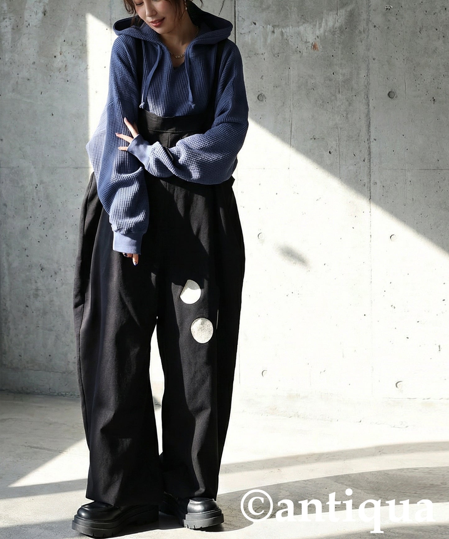 Dot Pocket Overalls Ladies