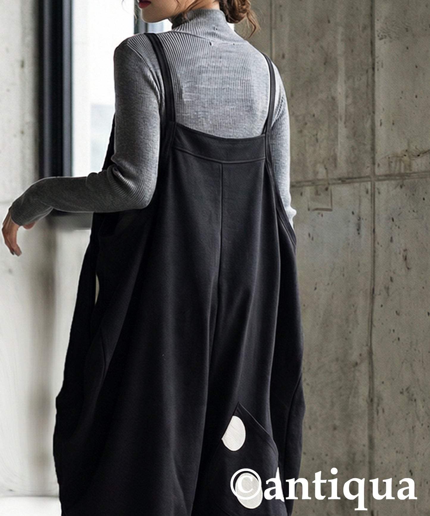 Dot Pocket Overalls Ladies