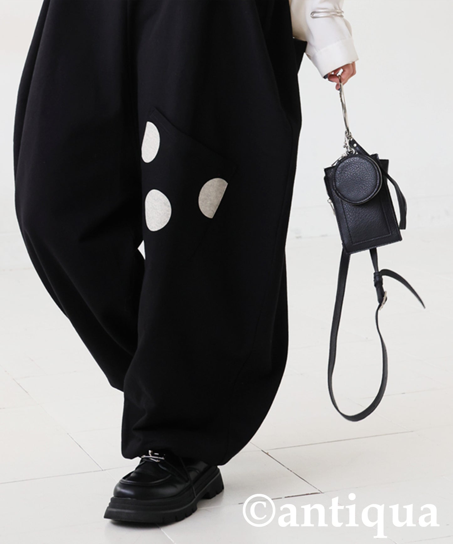 Dot Pocket Overalls Ladies