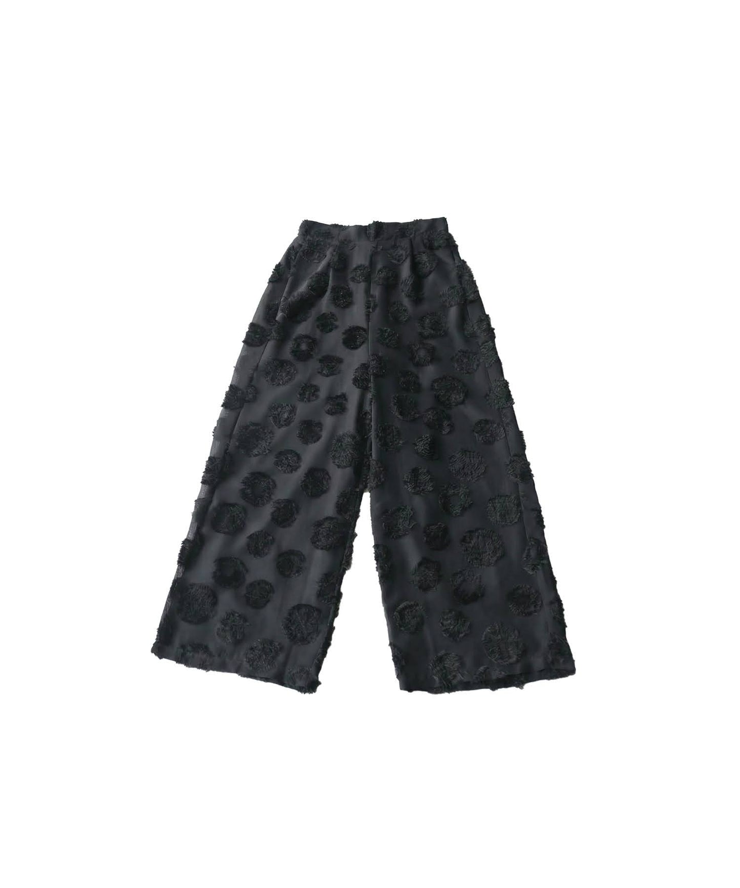 Polka Dot Sheer Wide Pants Ladies
