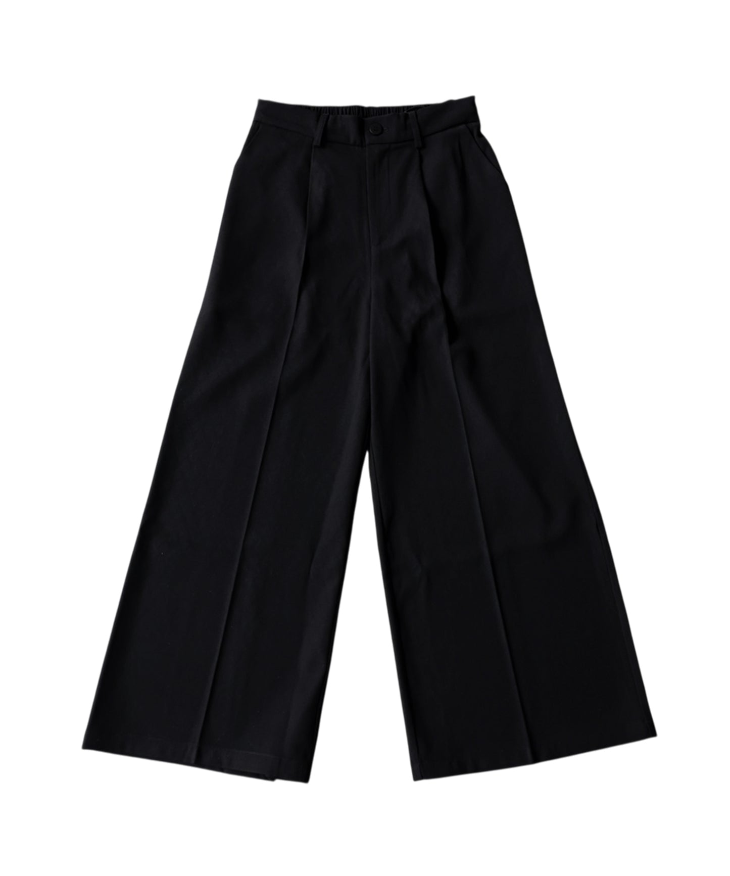 Tucked Long Wide Pants Ladies