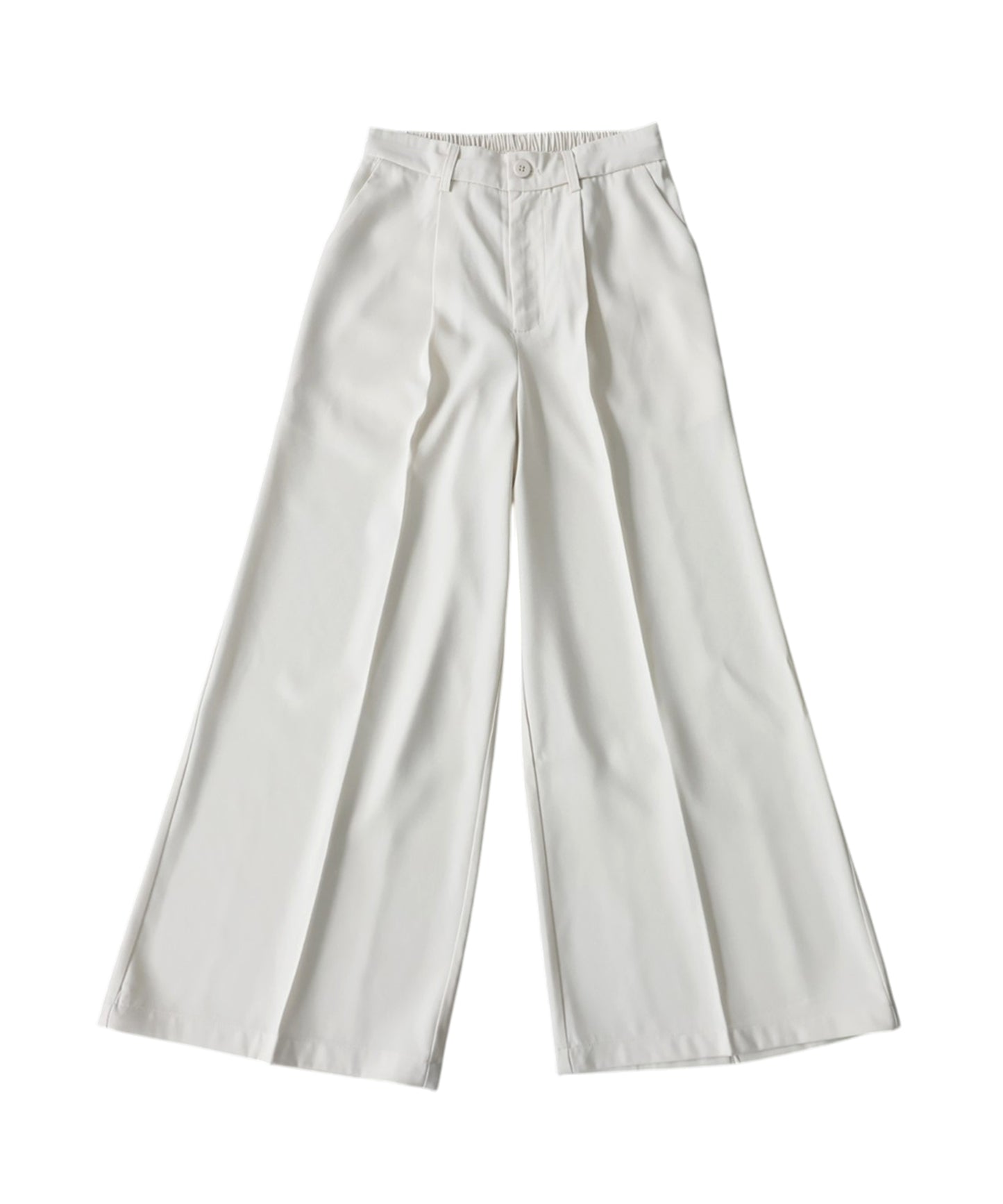 Tucked Long Wide Pants Ladies
