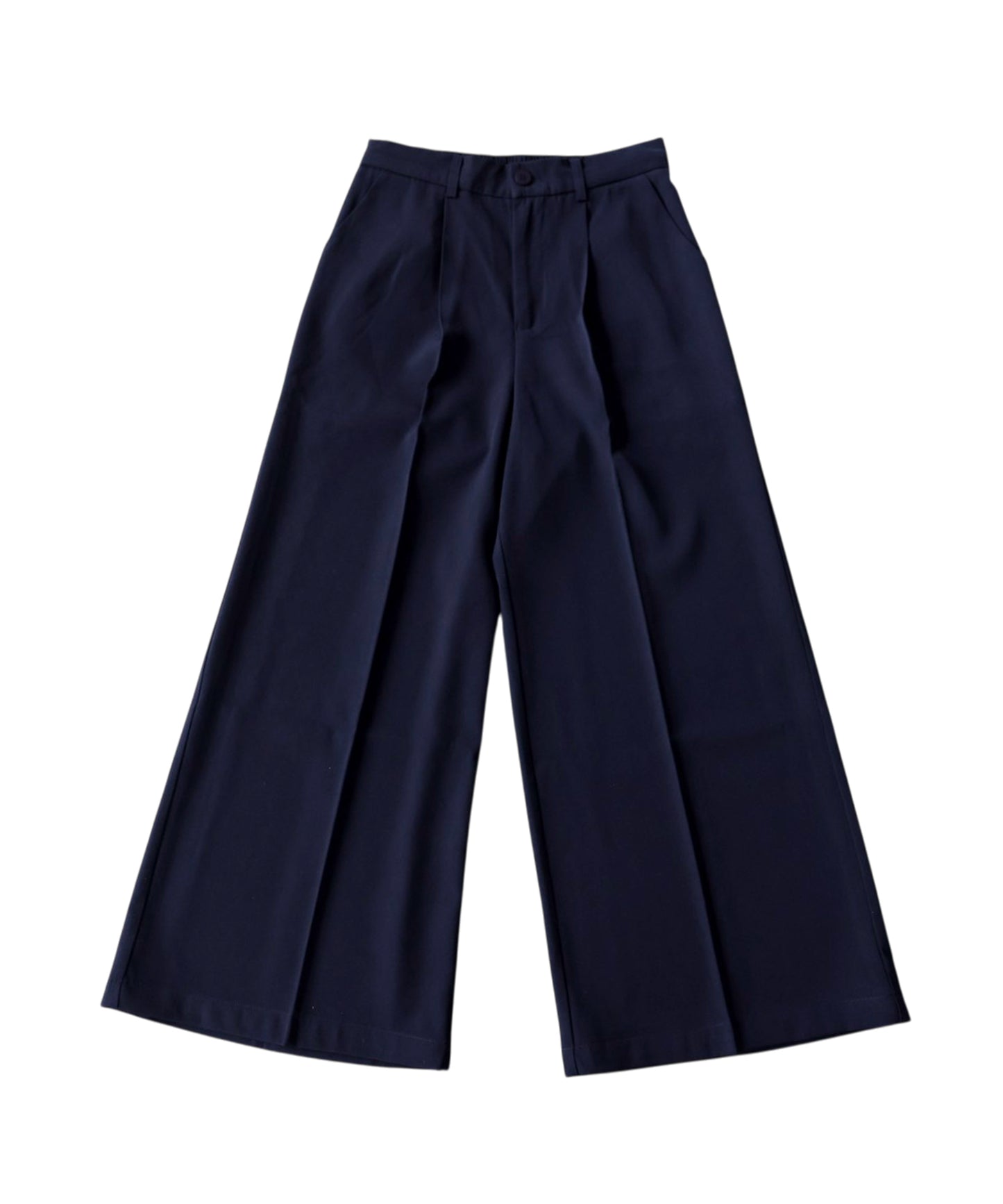 Tucked Long Wide Pants Ladies
